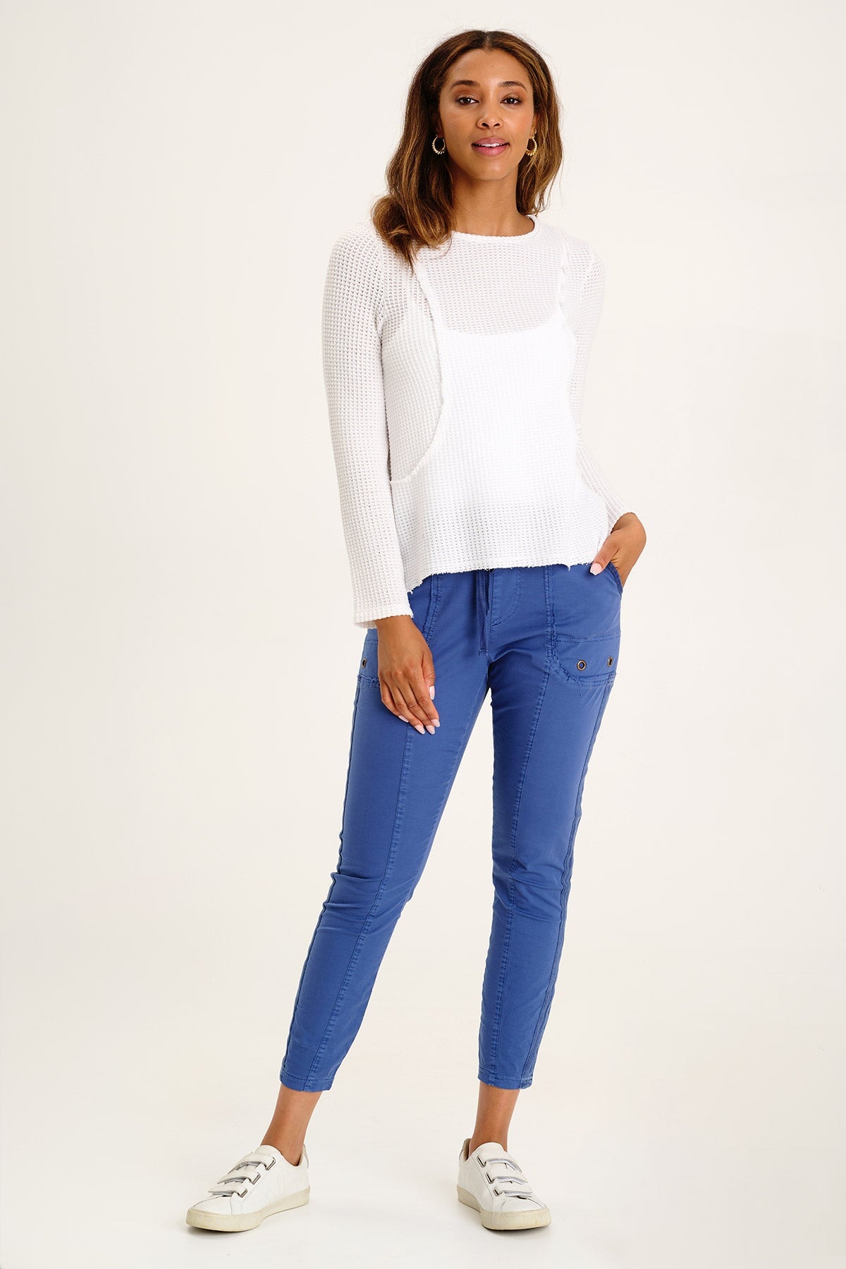Rohan Poplin Jersey Drawstring Legging - Comfortable Stretchy Workout Pants for Women, Yoga, Running & Lounge Wear