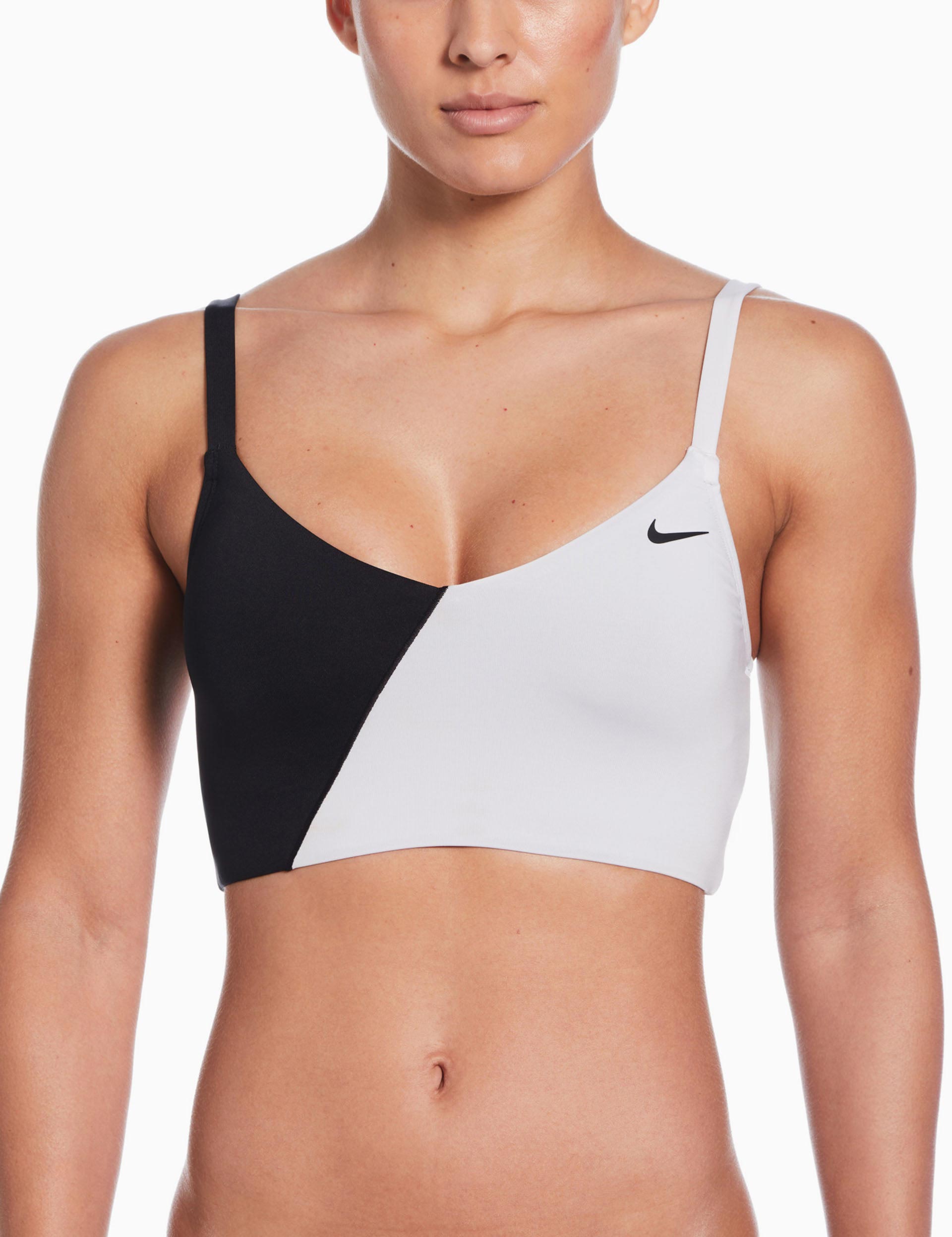 Color Block V-Neck Midkini Swimsuit - Black | Sexy Two-Piece Bikini for Women | Perfect for Beach, Pool & Summer Vacations