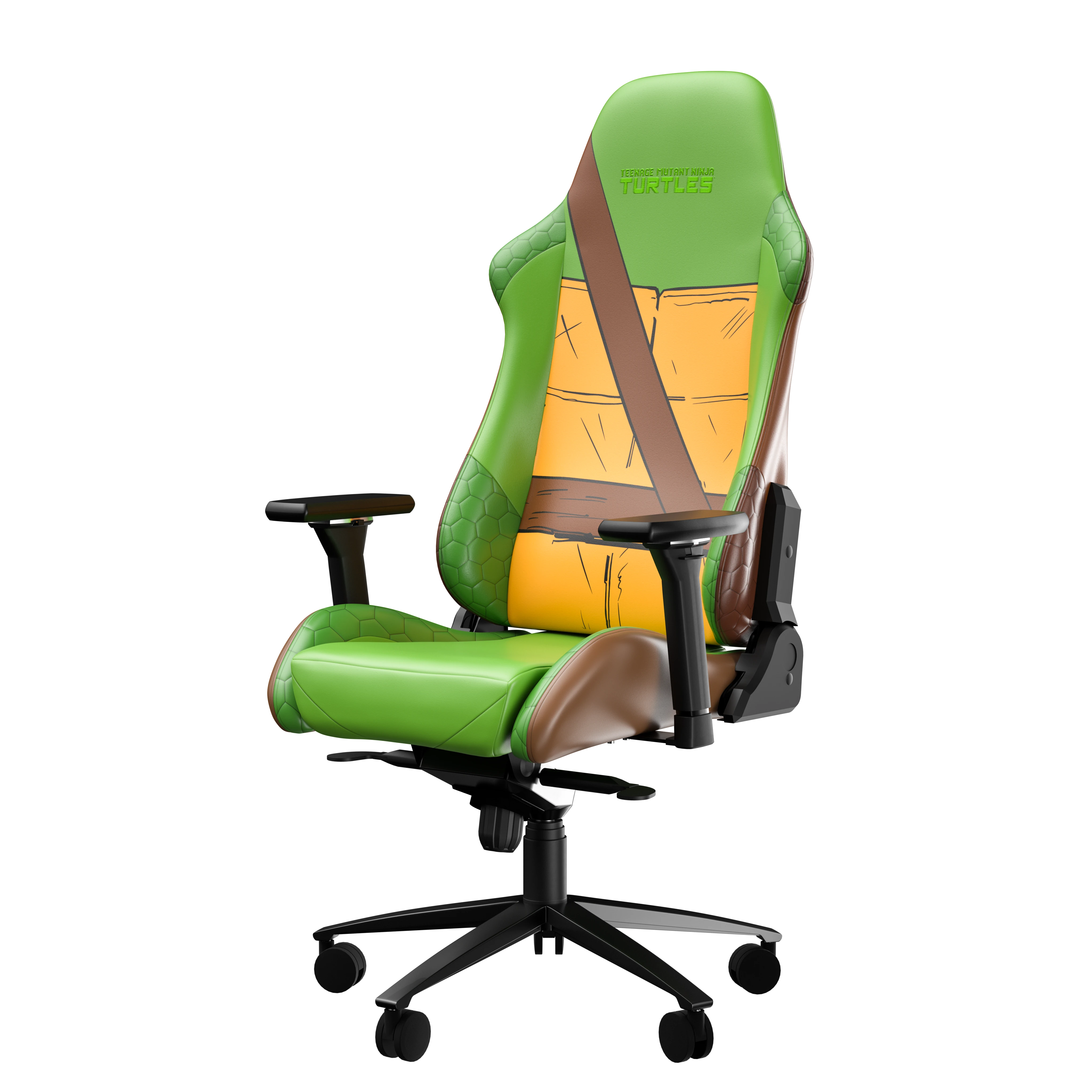 TMNT Leonardo Limited Edition Gaming Chair - Sentinel Series - Ergonomic Design for Comfortable Gaming & Office Use - Perfect for Teen & Adult Gamers