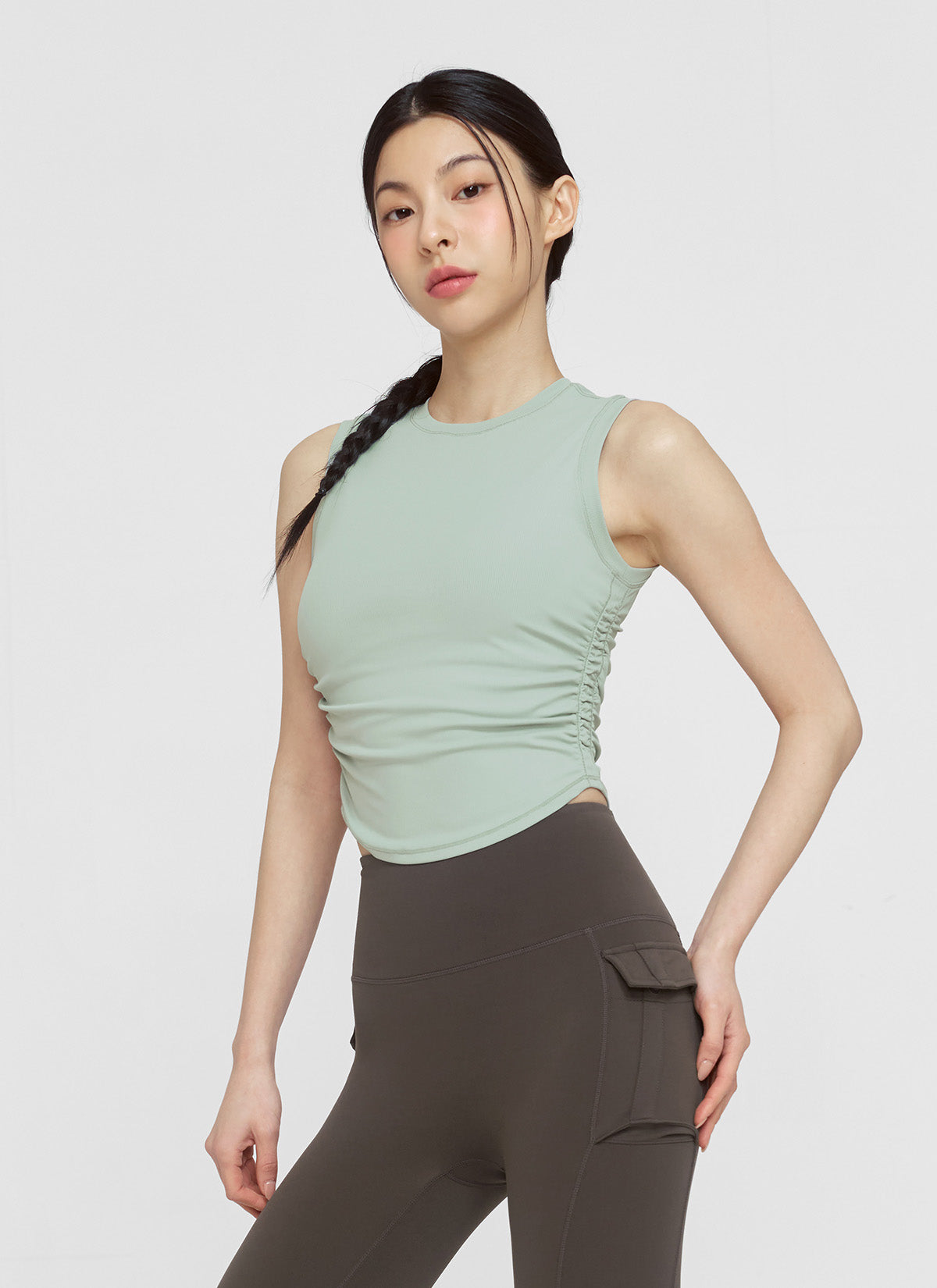 Relax Shirring Sleeveless Top - Comfortable Stretch Summer Blouse for Women | Perfect for Casual Outings, Beach Vacations & Everyday Wear