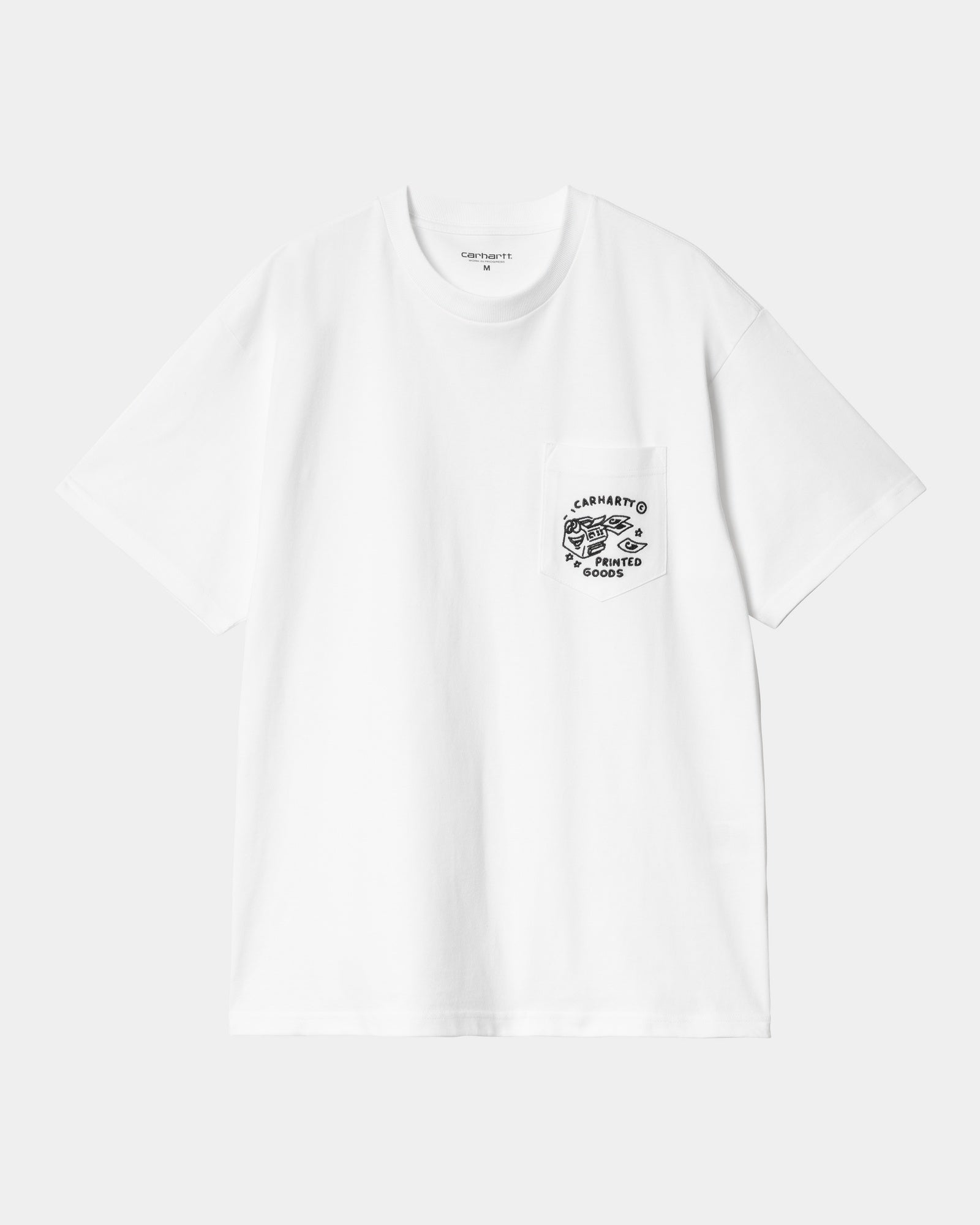 Men's Casual Pocket T-Shirt - Soft Cotton Short Sleeve Tee for Everyday Wear (White/Black) | Perfect for Streetwear, Lounge & Casual Outfits