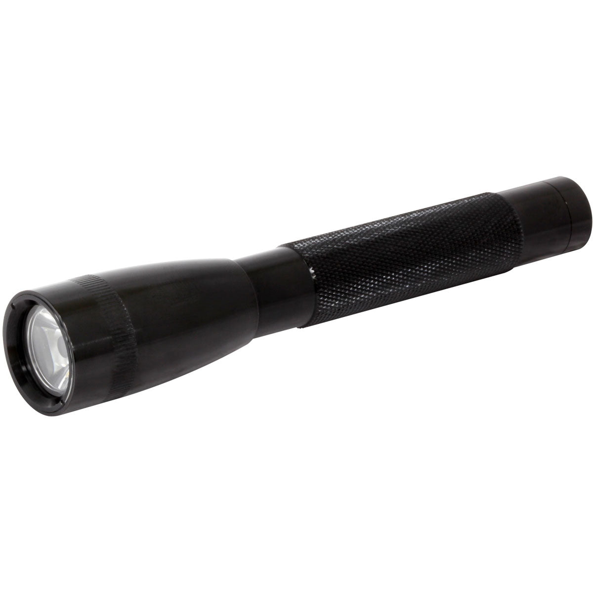 Bigblue 250 Lumen Narrow Beam Black Flashlight - High Intensity LED Torch for Camping, Hiking, Emergency & Outdoor Adventures