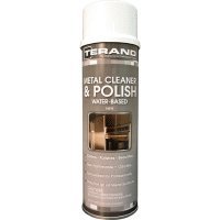 Premium Metal Cleaner & Polish - Water-Based, Non-Toxic Formula (12-Pack Cans) - Ideal for Stainless Steel, Aluminum & Chrome Surfaces in Kitchens, Bathrooms & Automotive Care
