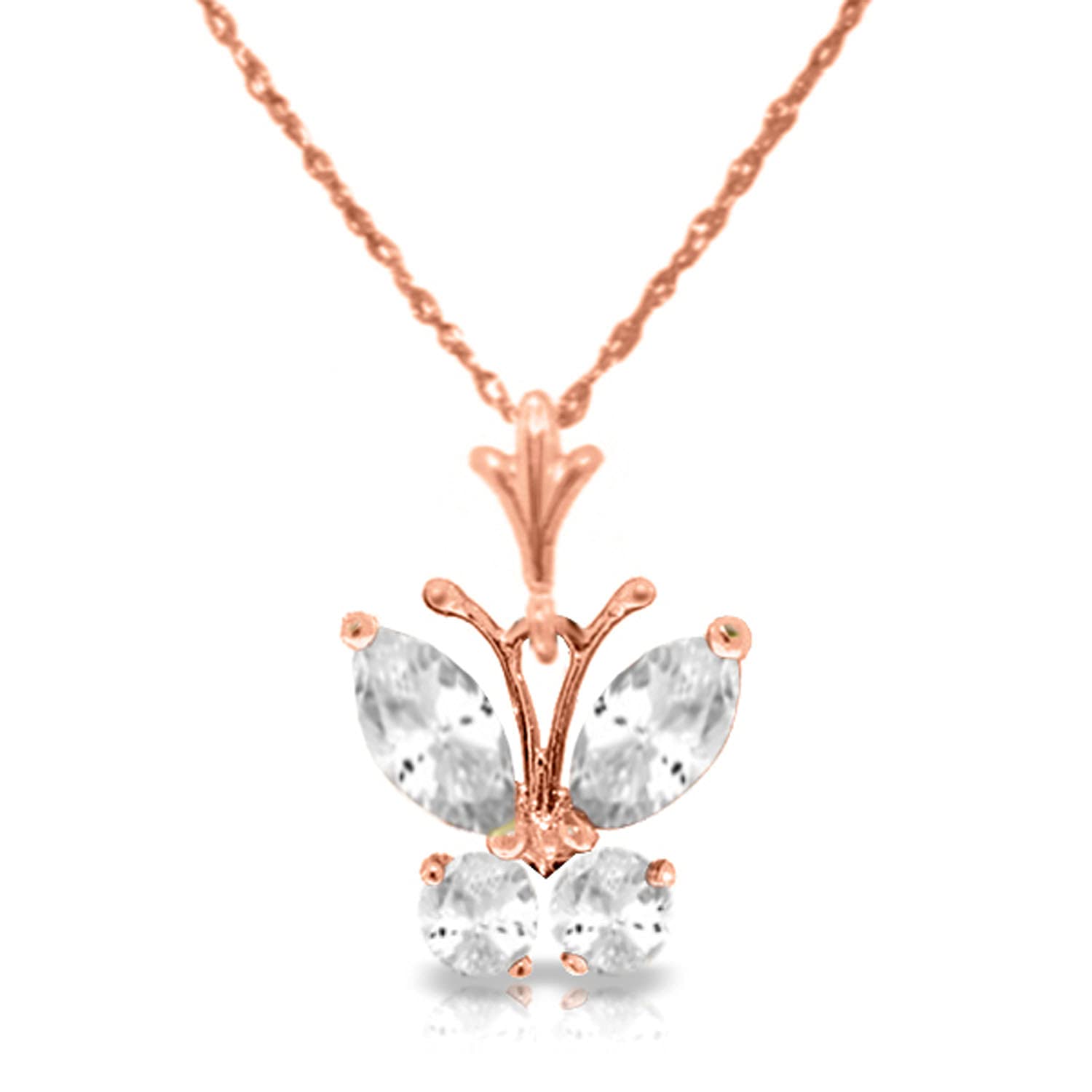14K Solid Gold Necklace with Cubic Zirconia | Elegant Galaxy Gold GG Pendant | Perfect for Weddings, Anniversaries & Special Occasions