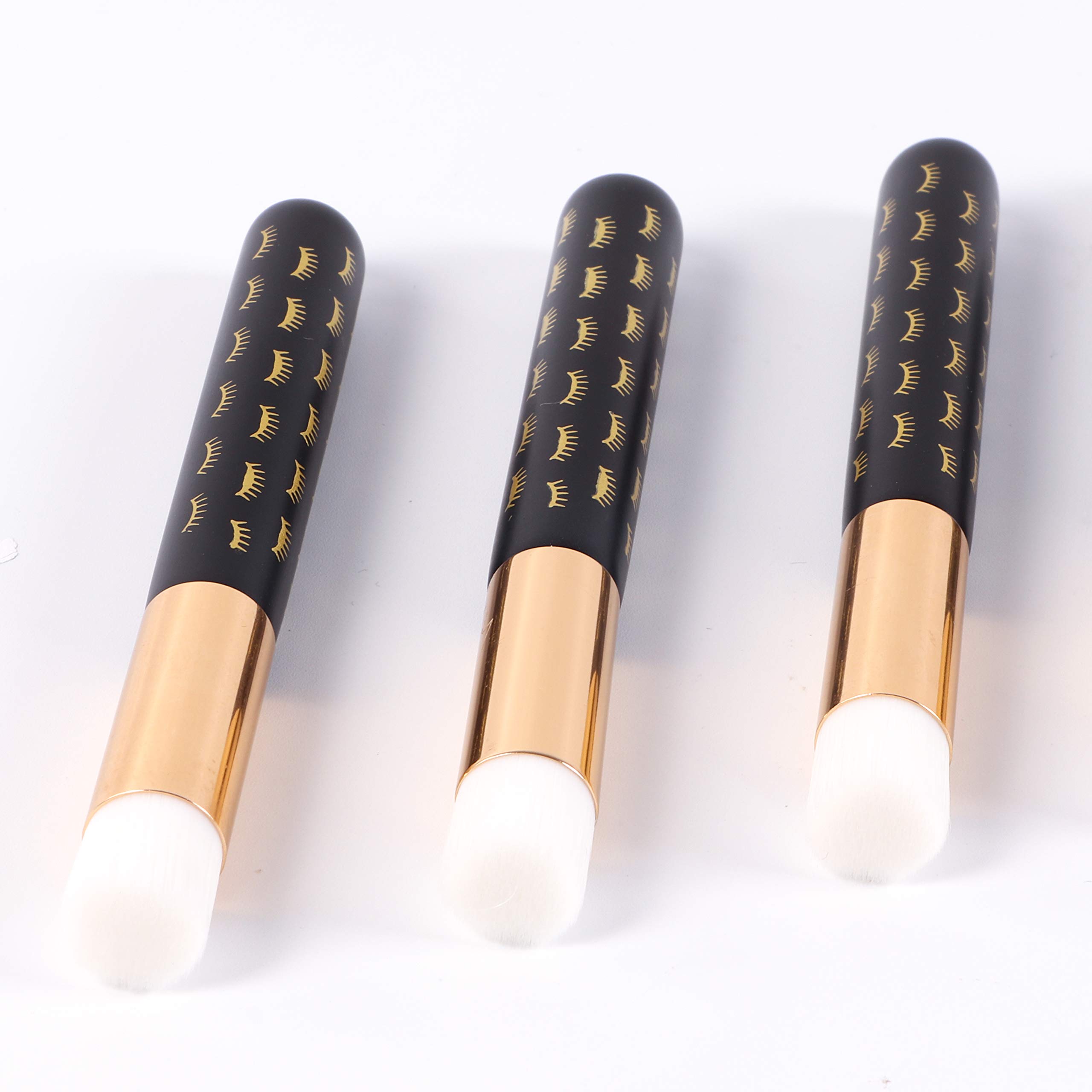 10 Pcs Black Eyelash Cleanser Brushes - Lash Shampoo & Extension Cleaning Tools - Gentle Nose Blackhead Remover & Cosmetic Brush Set for Professional & Home Use