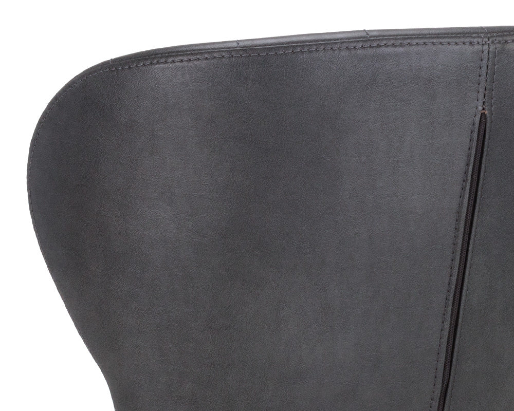 Arabella Office Chair - Ergonomic Mid-Back Desk Chair with Adjustable Height & Swivel Base | Modern Home & Office Furniture by Sunpan (Model 105078) | Perfect for Workspaces, Home Offices & Study Areas