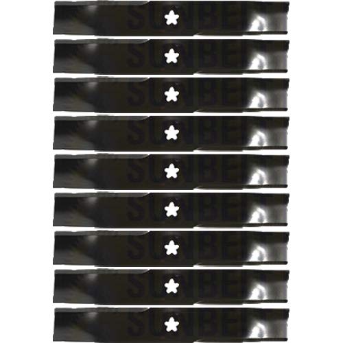 (9 Pack) Premium Medium Lift Replacement XHT Lawn Mower Blades - Fits Arnold 490-110-0039 | 16.33