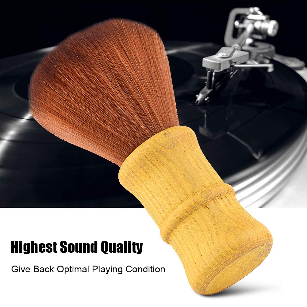 Electrostatic Brush Record Cleaner - Anti Static Vinyl Dust Remover for LP Records | Perfect for Home Audio & DJ Equipment Use