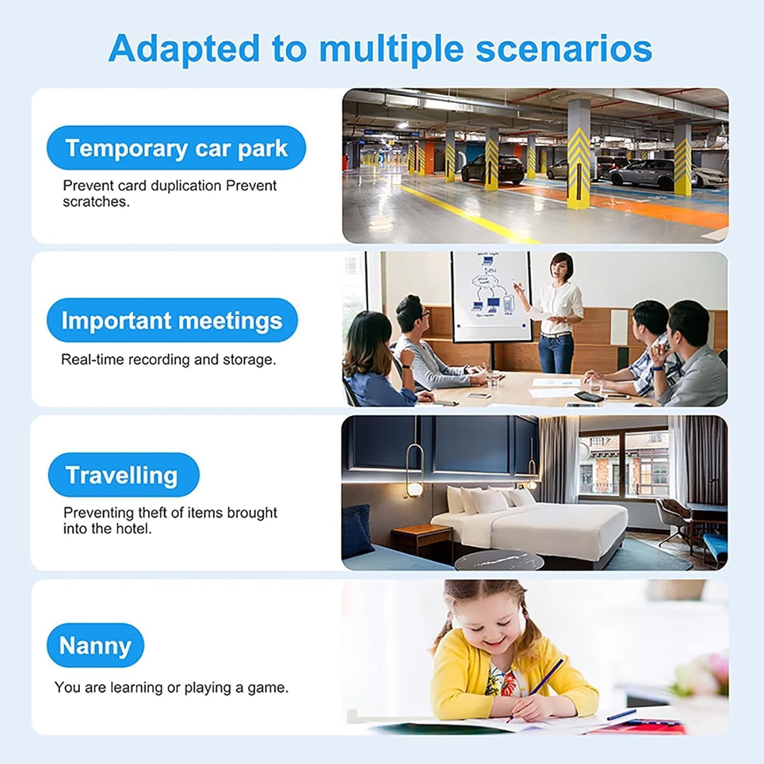 **Mini Wireless WiFi Cat Eye Camera 1080p HD - Magnetic Security Camera with Night Vision & Motion Detection - Easy Installation for Home, Car, Office & Outdoor Surveillance (1 Pack)**