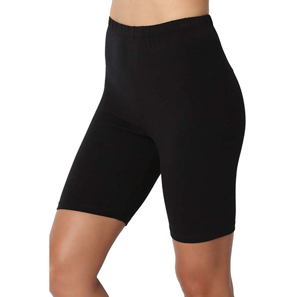RUEWEY Women's High Waist Biker Shorts - Workout Leggings for Gym, Yoga, Running & Cycling | Stretchy Athletic Pants for Fitness & Casual Wear