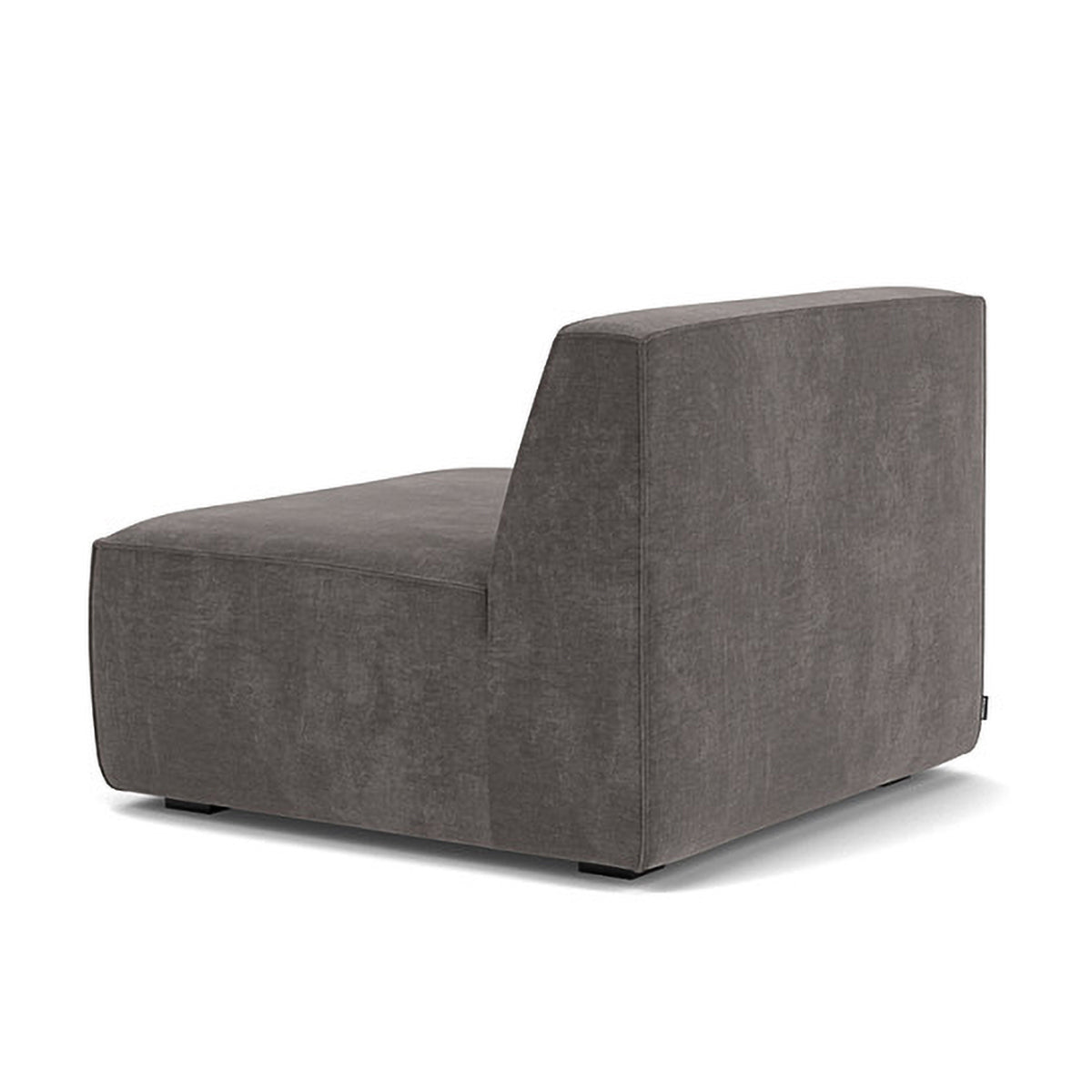 Modern Dane Fabric 1-Seater Modular Armless Sofa - Perfect for Small Spaces, Apartments & Contemporary Living Rooms