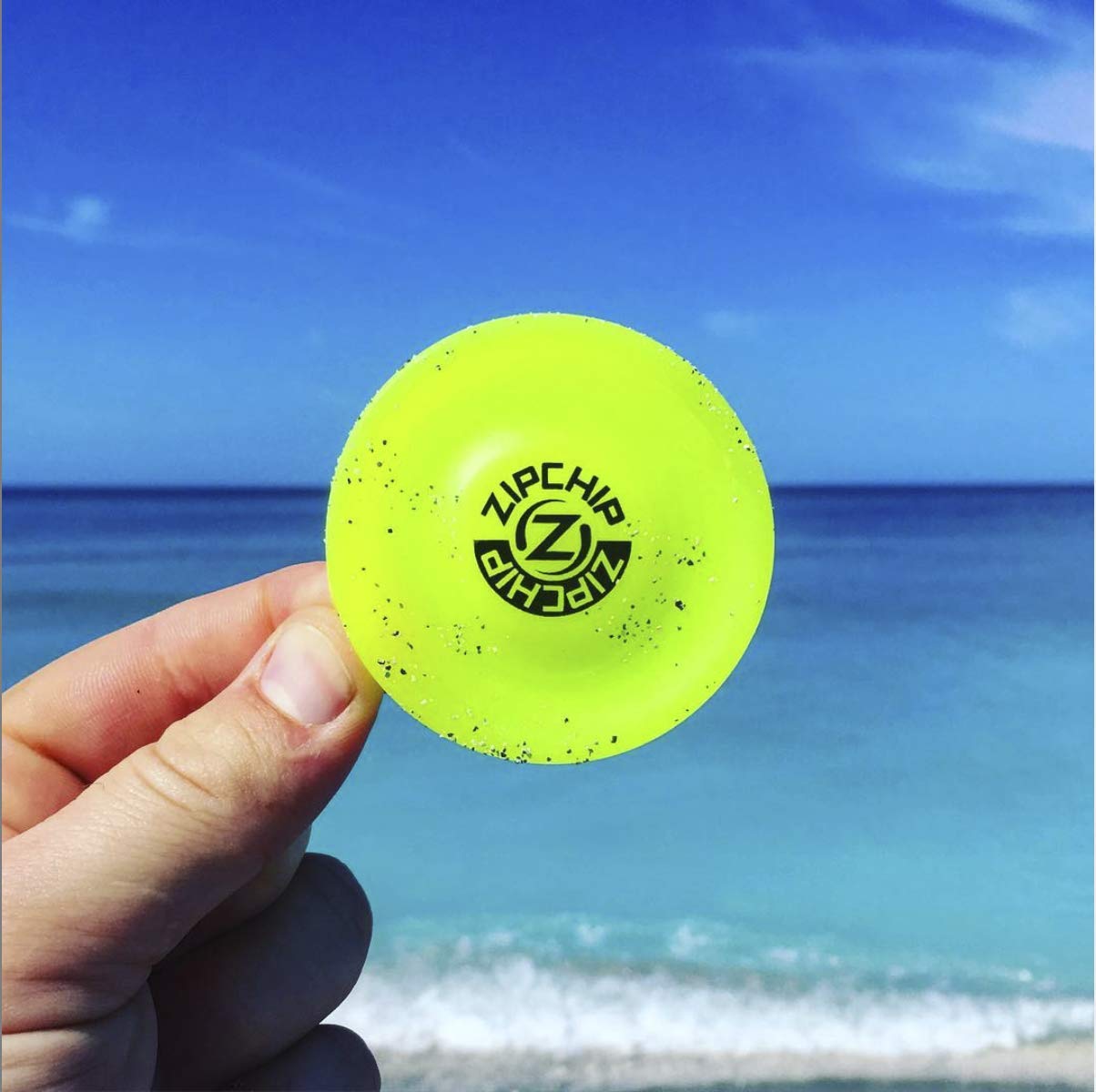 ZipChip - The Original Mini Flying Disc | Soft Rubber Pocket-Sized Lightweight Frisbee for Outdoor Play, Beach, Park & Backyard Fun