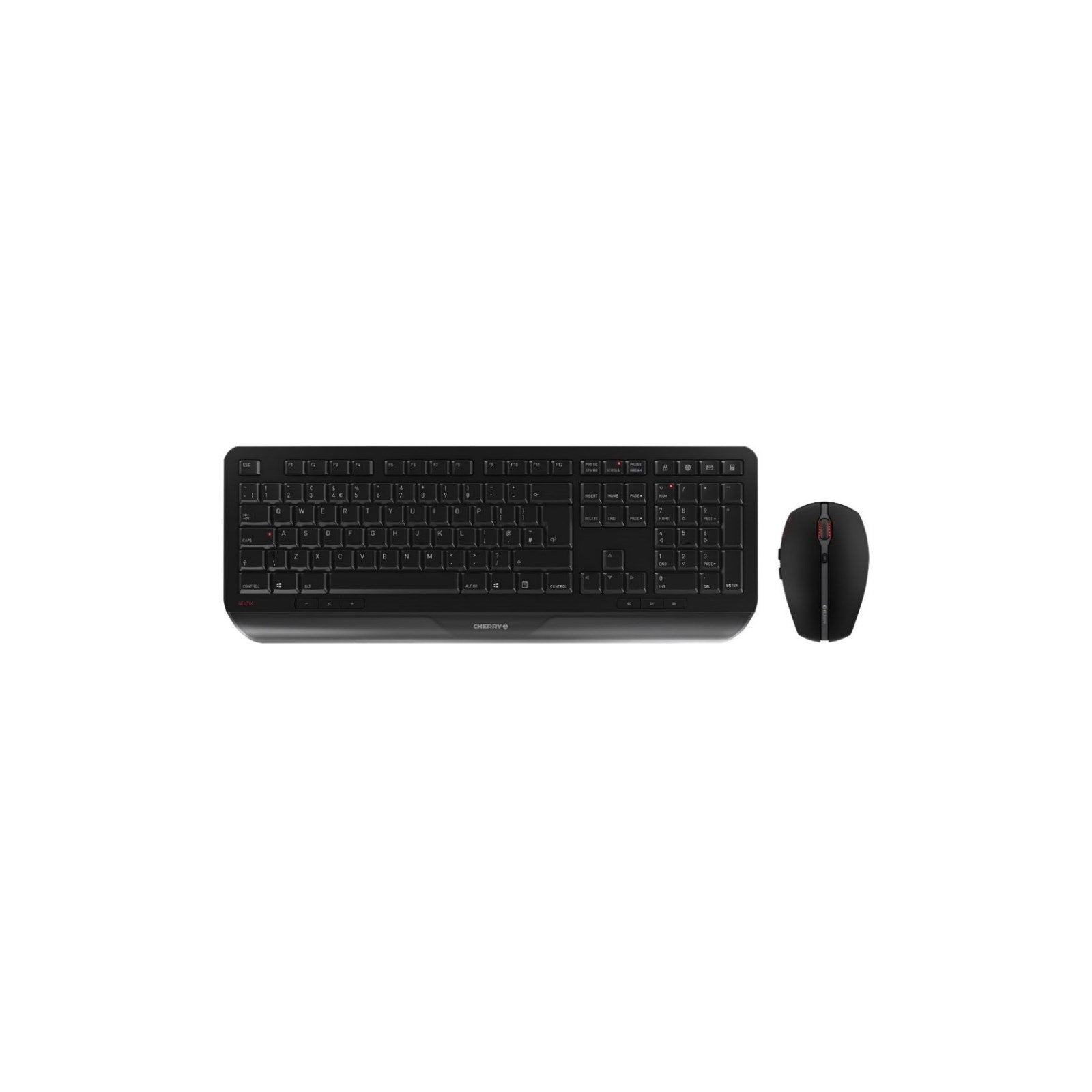 CHERRY Gentix Wireless Desktop Bundle - Ergonomic Keyboard & Mouse Combo for Home & Office | Fast Typing & Smooth Navigation | Perfect for Gaming, Work & Productivity