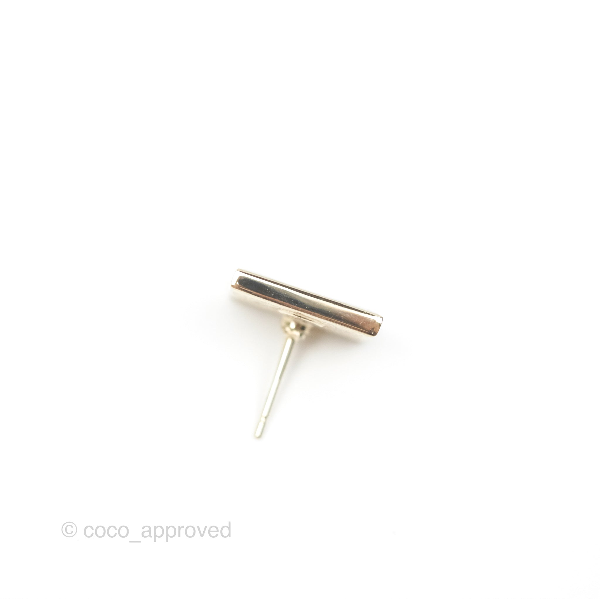 Chanel CC Square Earrings in White Gold Tone - 24C Collection | Luxury Fashion Jewelry for Women, Perfect for Parties, Weddings & Special Occasions