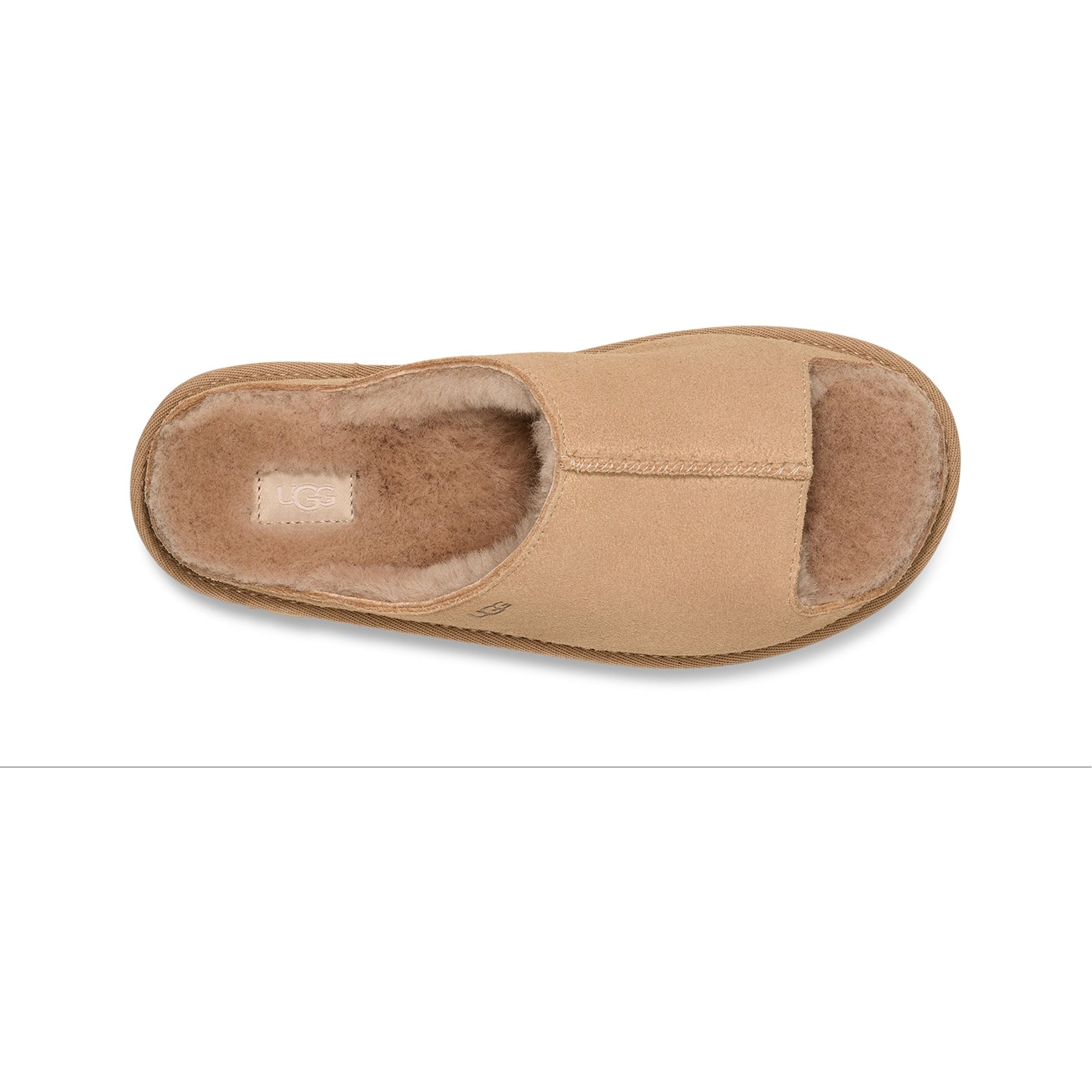 UGG Women's Greenport Slide Sandals - Comfortable House Slippers with Soft Wool Lining for Indoor/Outdoor Wear at Home or Beach