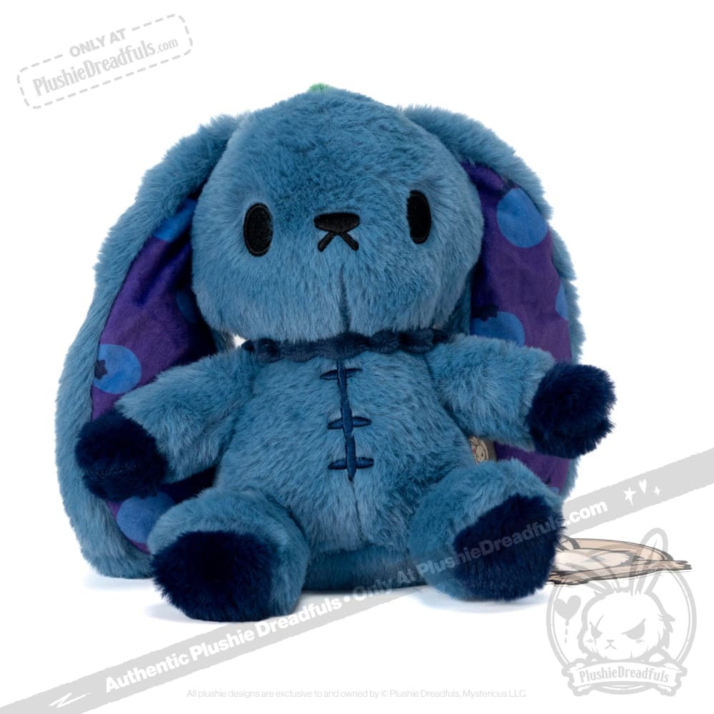 Plushie Dreadfuls Blueberry Bunny Stuffed Animal - Soft Plush Toy for Kids, Cute Bunny Plushie for Bedroom Decor & Gift Giving