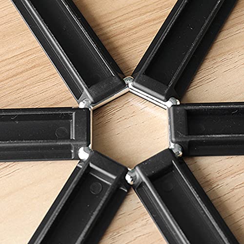 Heat Resistant Folding Placemats Set - Insulated Table Mats for Bowls & Cups | Non-Slip Kitchen Dining Accessories for Hot Dishes, Coffee, Tea (Set of 4) - Perfect for Family Meals, Dinner Parties & Outdoor Picnics