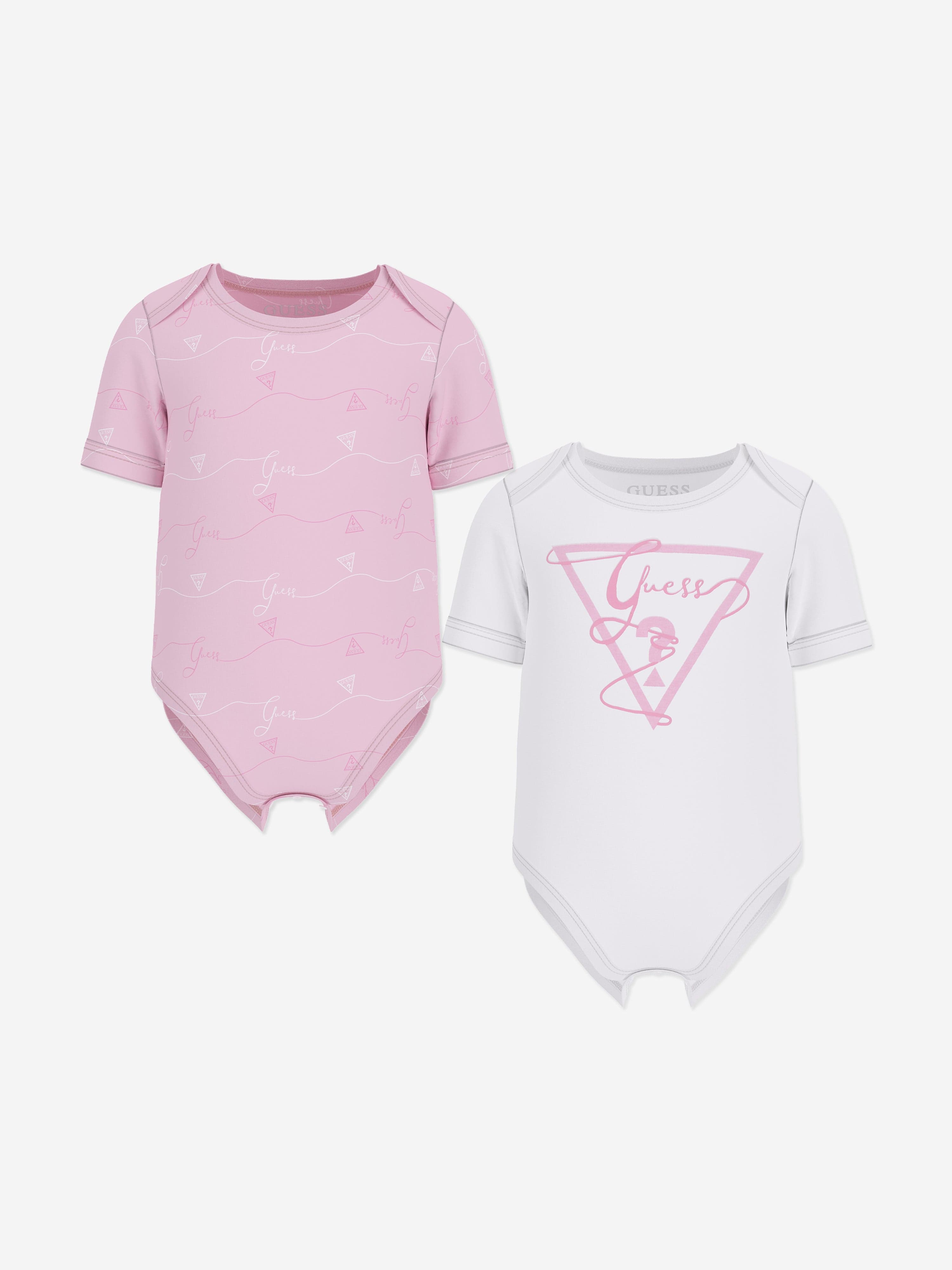 Pink Baby Girls Bodysuit Set - Soft Cotton Infant Bodysuit Outfit for Newborns & Toddlers - Perfect for Playtime, Photos & Everyday Wear