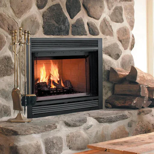 Majestic Sovereign 42-Inch Wood Burning Fireplace - SA42 Model for Cozy Indoor Heating & Rustic Home Decor