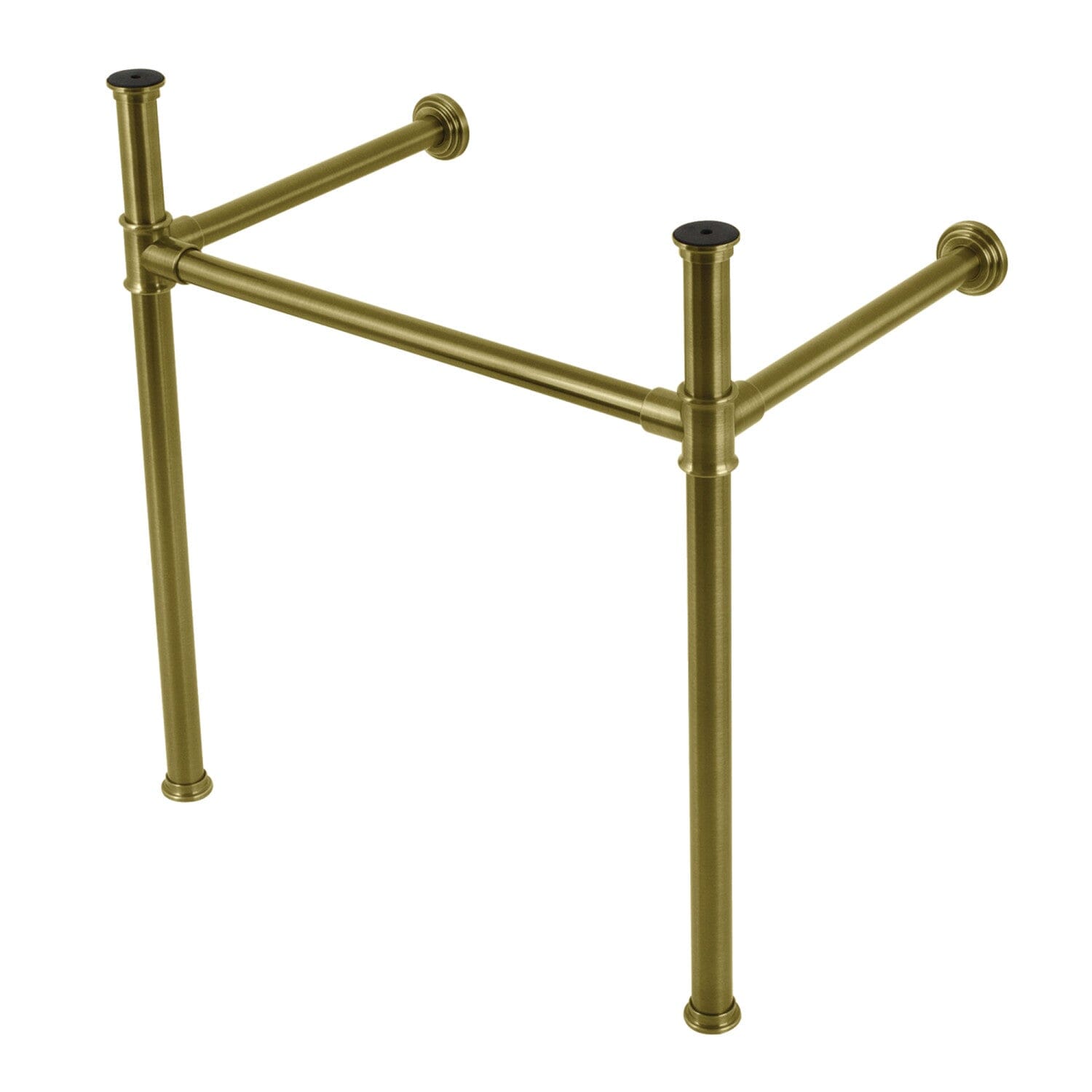 Stainless Steel Console Sink Legs - Heavy Duty Adjustable Bathroom Vanity Supports for Modern Farmhouse & Industrial Style - Perfect for Bathroom, Laundry Room & Kitchen Remodeling