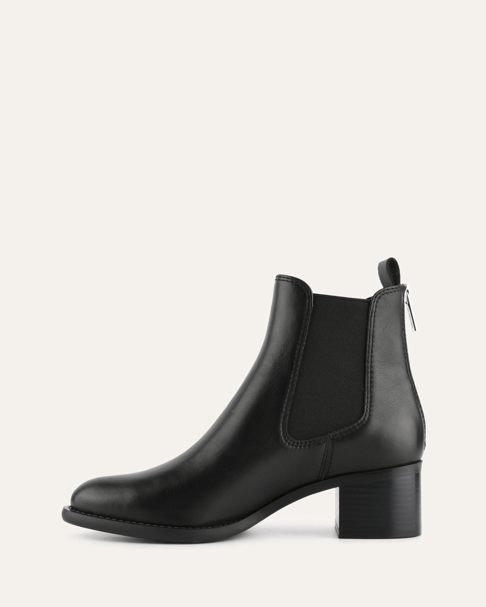 Lucas Black Leather Mid Ankle Boots for Women - Comfortable & Stylish Footwear for Casual Outings, Work & Everyday Wear
