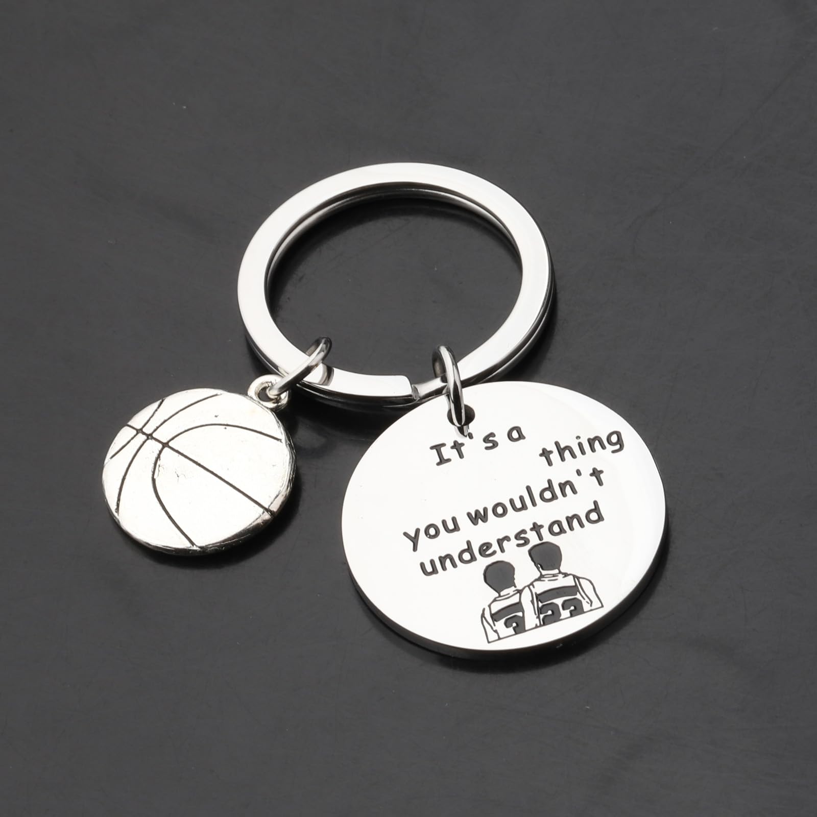 WSNANG Basketball TV Show Inspired Keychain - Nathan Lucas Scott Brothers Gift for Fans | Perfect for Keychains, Backpacks, and Gifts for TV Show Lovers