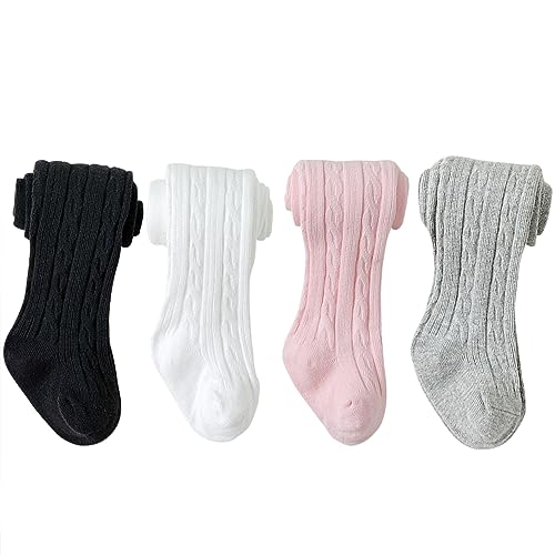 4 Pack, Black+ivory White+light Grey+pink