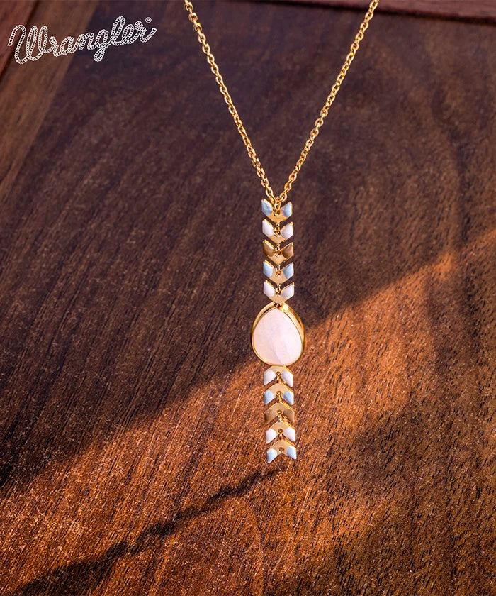 Wrangler Demeter’s Tear Necklace and Earrings Set - Sterling Silver Greek Goddess Jewelry for Women, Perfect for Weddings, Parties & Special Occasions