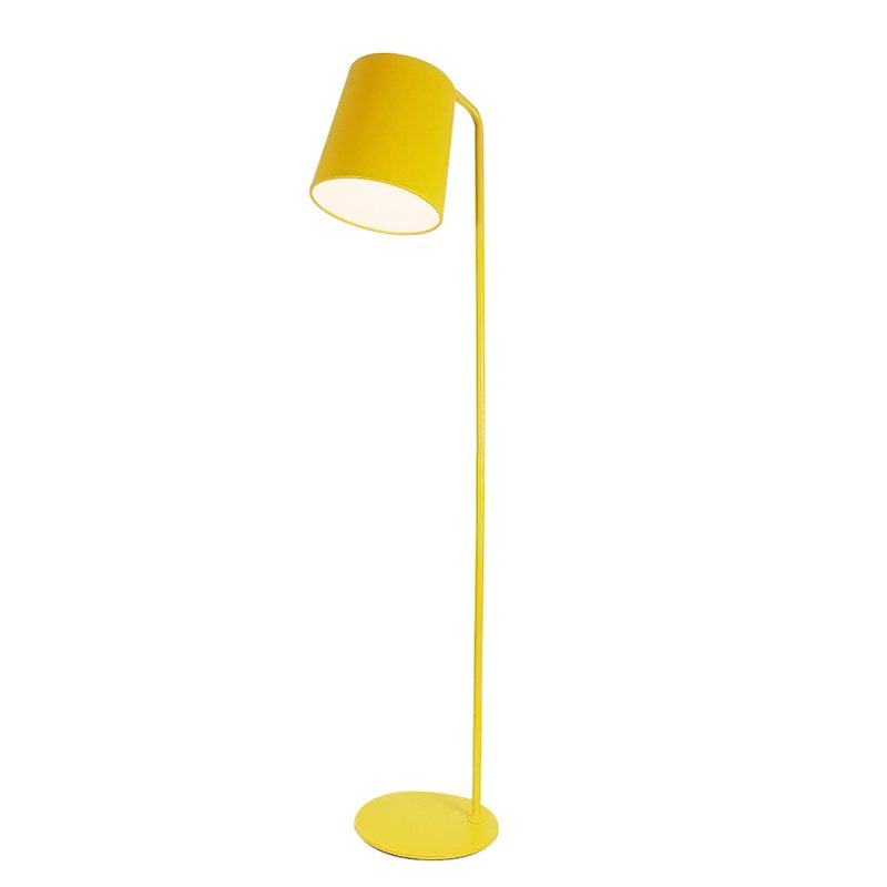 Vilfred Nordic Modern Standing Floor Lamp - Adjustable Height LED Floor Light for Living Room, Bedroom, Office - Warm White & Cool White Dimmable Reading Light with Remote Control