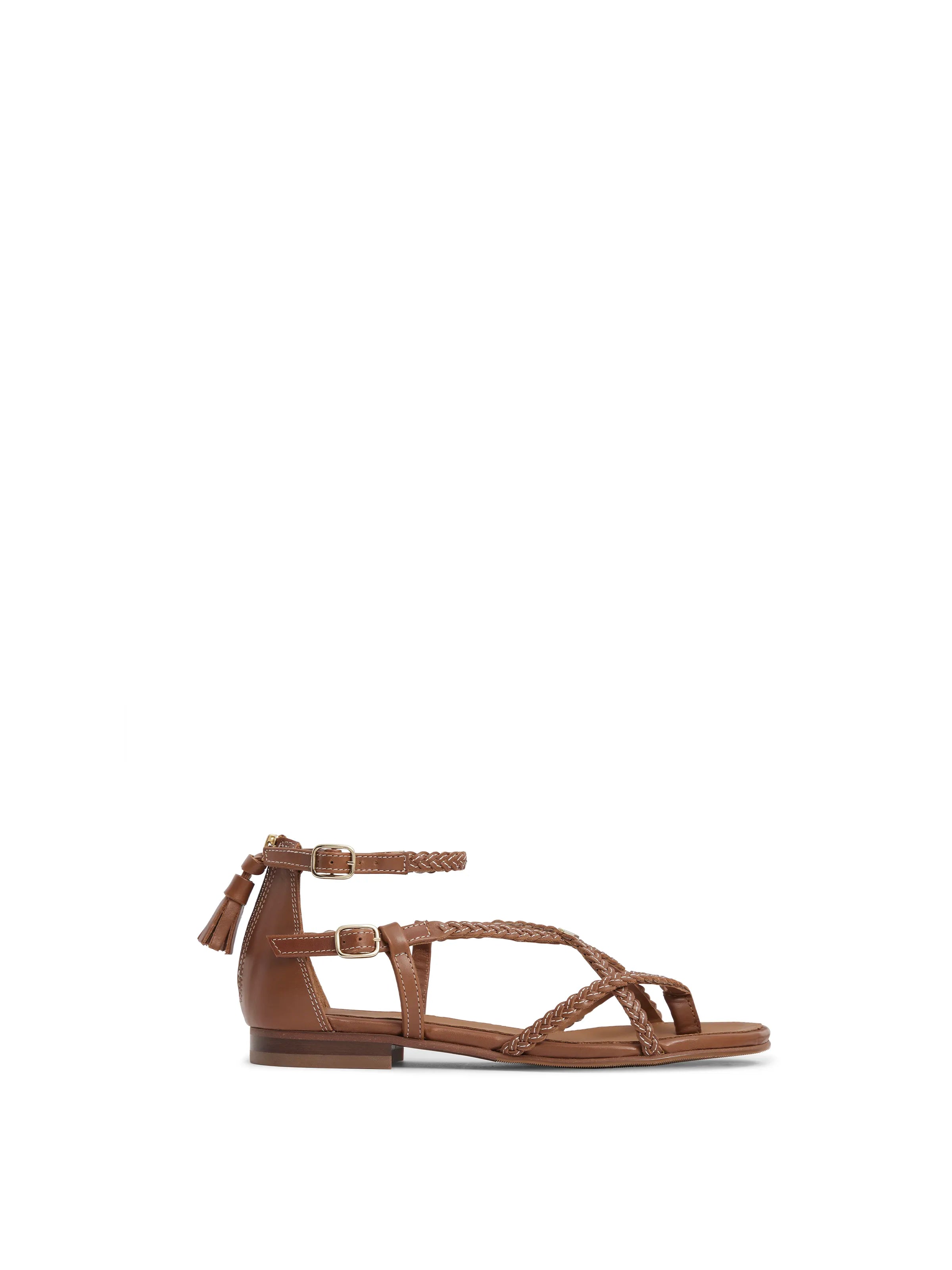 Seville Sandal Tan Leather Women's Comfortable Sandals - Perfect for Beach, Vacation & Summer Outfits