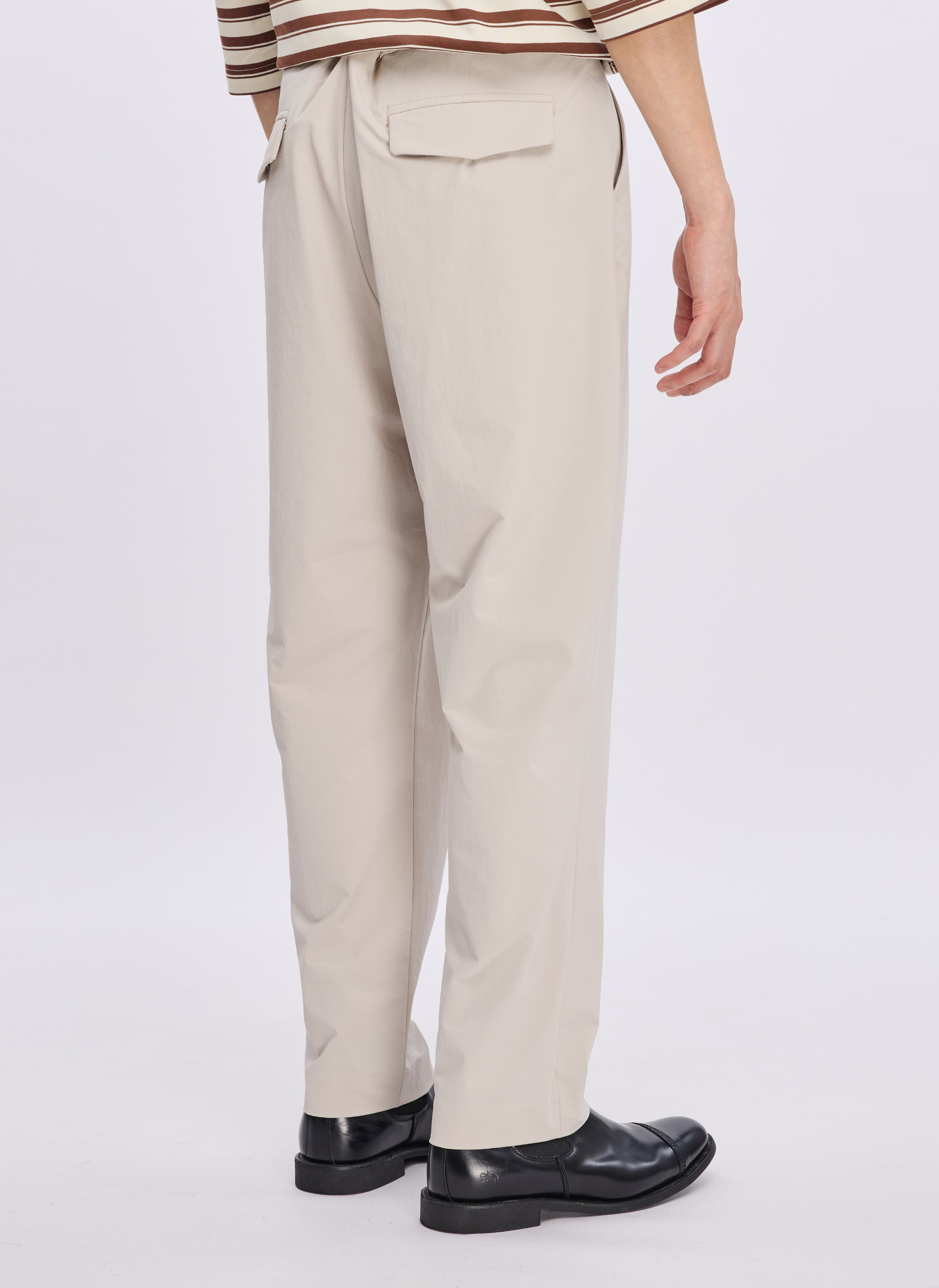 Anti-UV 4-Way Stretch Ankle-Length Relaxed Tapered Pants (Size 10) - Perfect for Outdoor Activities, Yoga & Casual Wear