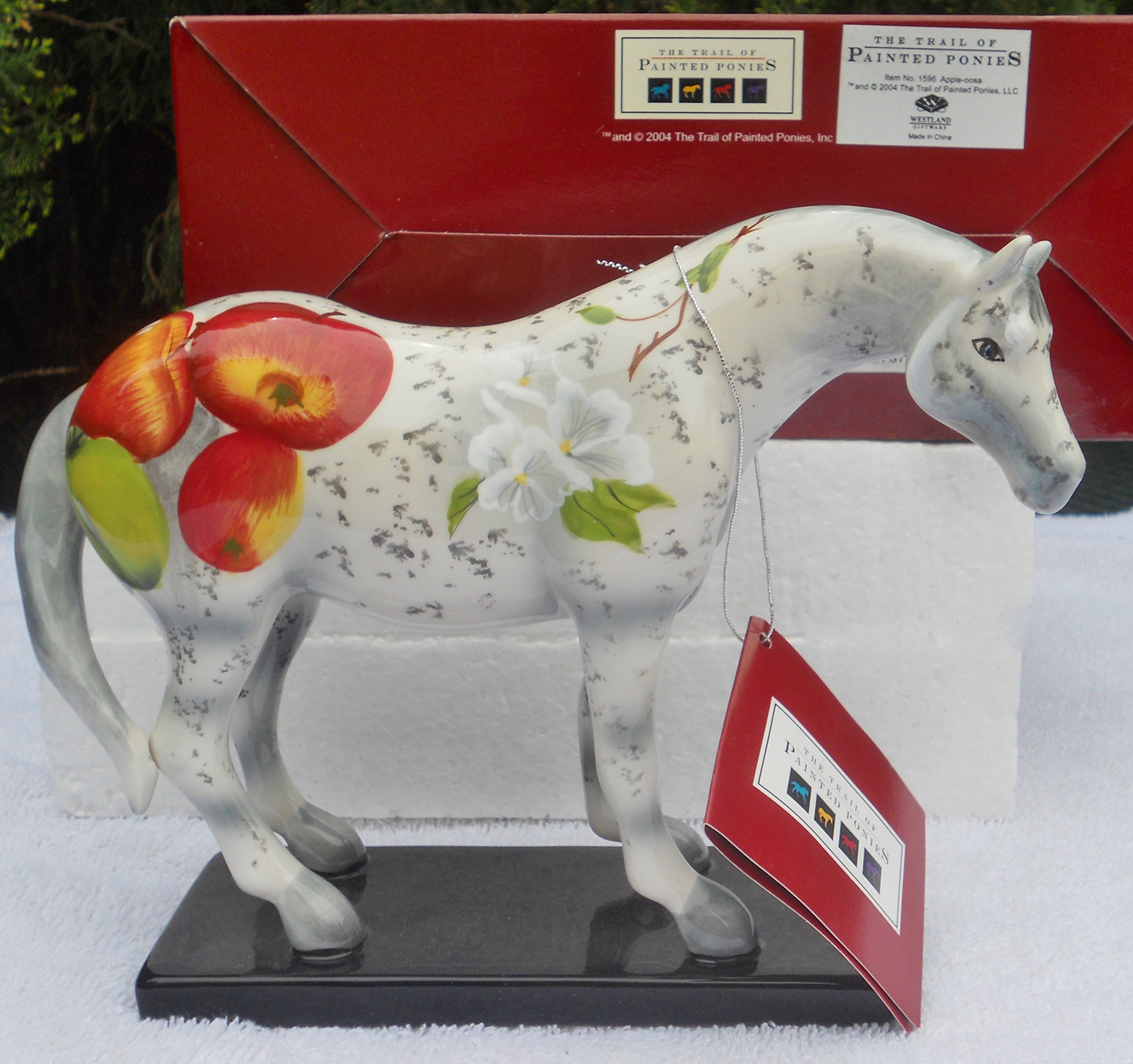 Collectible Painted Ponies Apple-oosa Figurine - Retired July 2006 - Perfect for Western Decor, Horse Lover Gifts & Collectors Display