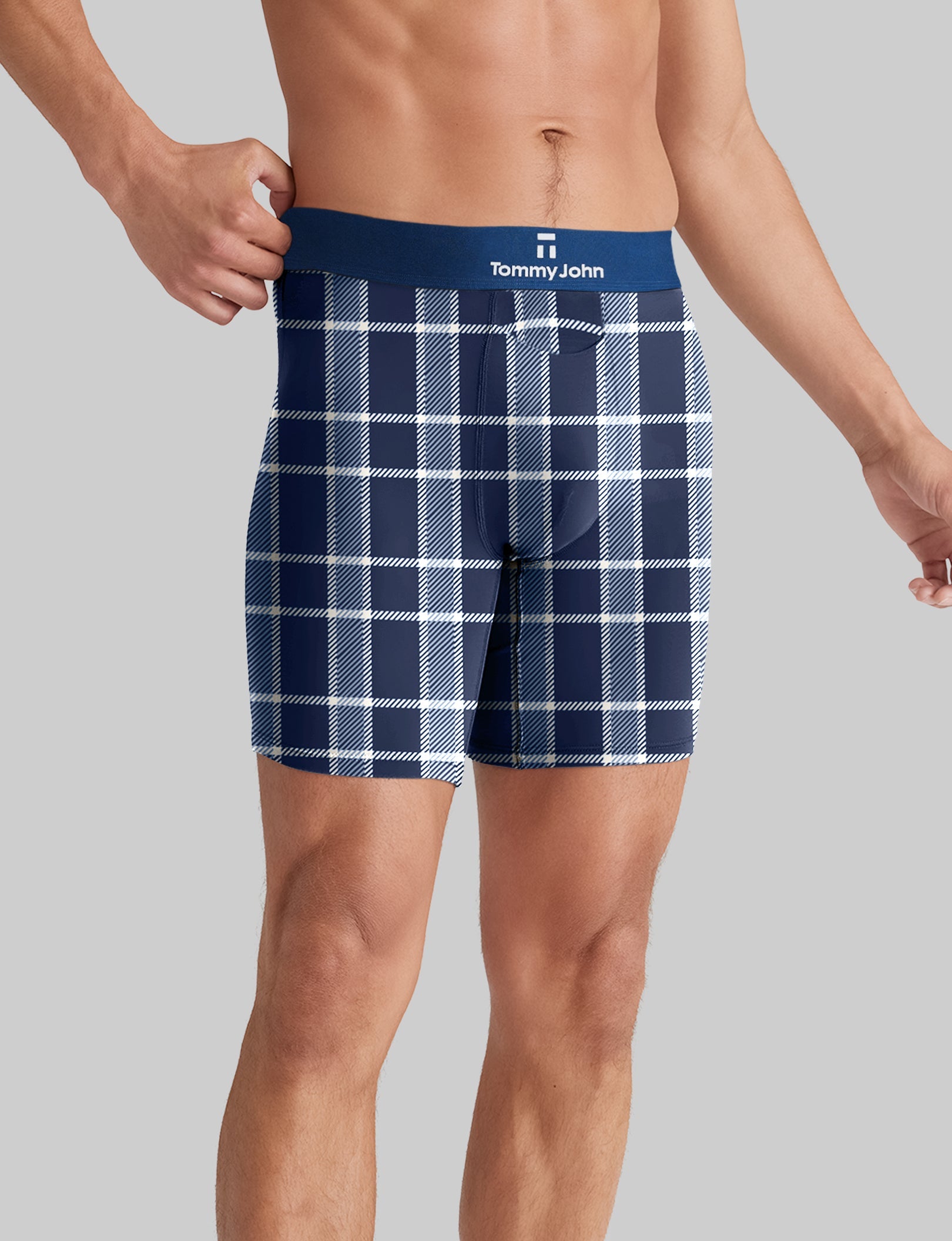 Breathable Second Skin Mid-Length Boxer Briefs - 6 Pack of Ultra Soft Men's Underwear for All-Day Comfort | Perfect for Workouts, Travel & Everyday Wear