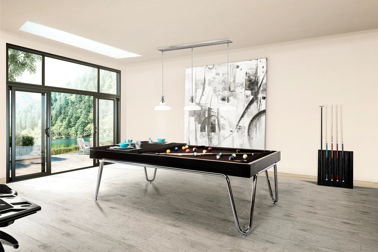 Premium Canadian Billiard Loft Pool Table for Home Game Room - Professional 8ft Pool Table with Accessories | Perfect for Family Entertainment & Man Cave Decor
