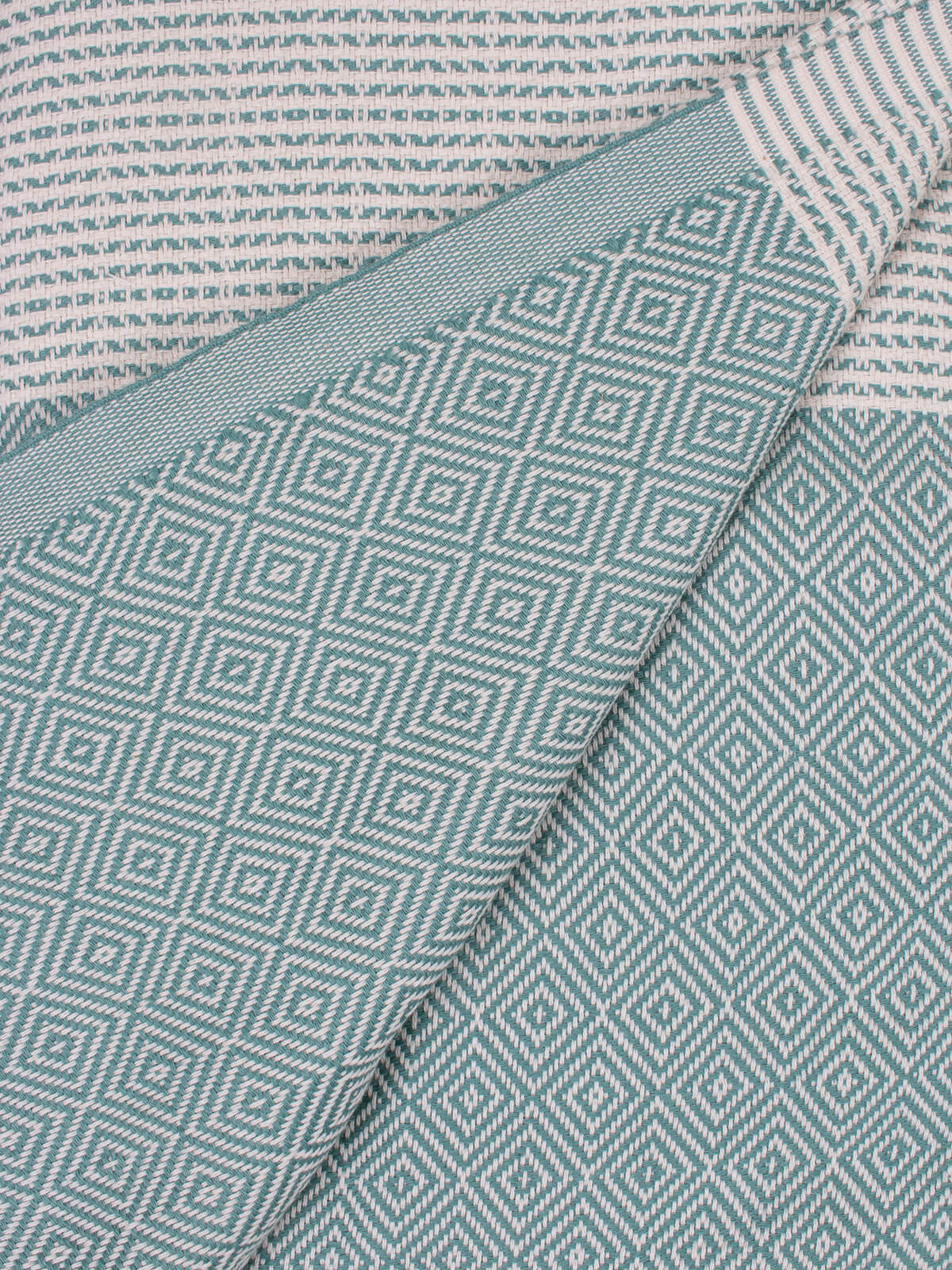 Nordic Dot Hammam Towel - Soft & Absorbent Turkish Bath Towel, Grey Green - Perfect for Spa, Beach & Yoga
