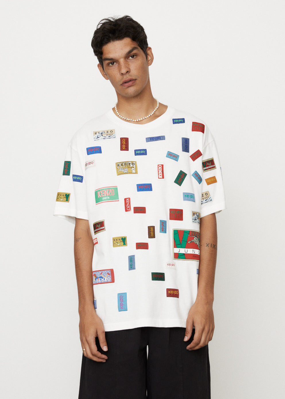 Vintage Archive Label Oversized T-Shirt for Men & Women - Comfortable Loose Fit Cotton Tee for Casual Wear, Street Style & Layering