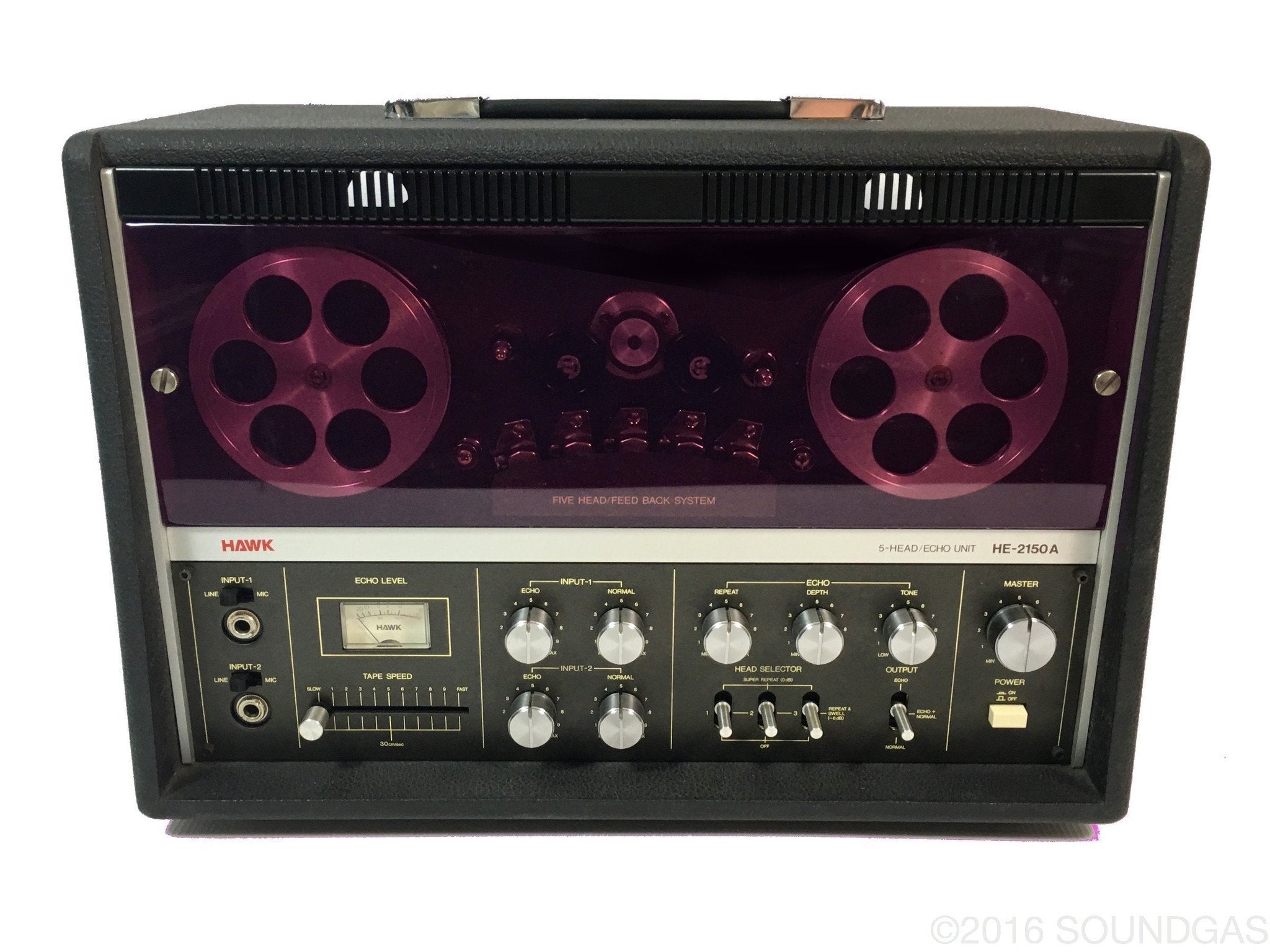 HAWK HE 2150A Professional 5-Head Echo Machine - High-Quality Audio Equipment for Studios, Podcasts & Live Performances