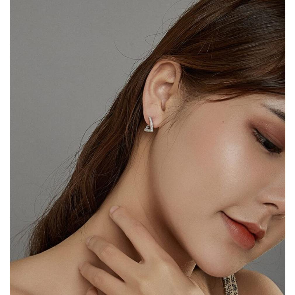 Hypoallergenic Sterling Silver Geometric Earrings for Women | Elegant Everyday & Party Jewelry Gift