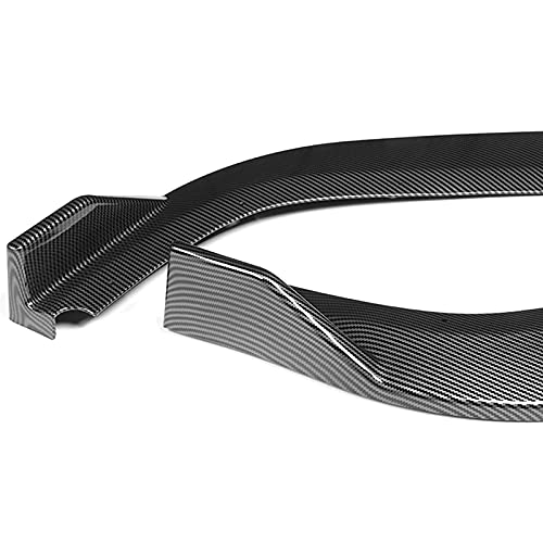 3PCS Carbon Fiber Style Front Bumper Lip Spoiler Kit for 2013-2015 Nissan Altima Sedan - Air Dam Chin Diffuser & Bumper Splitter - Enhances Aerodynamics & Sporty Look (Perfect for Car Upgrades & Street Racing)
