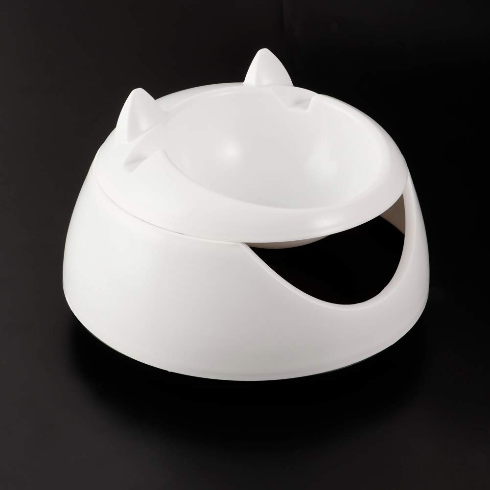 Unbreakable Multi-Function Snack Serving Bowl with Cellphone Holder Slot - Lightweight Nut & Pistachio Bowl for Fruit, Snacks Storage - Perfect for Home, Parties, and Outdoor Picnics (White)