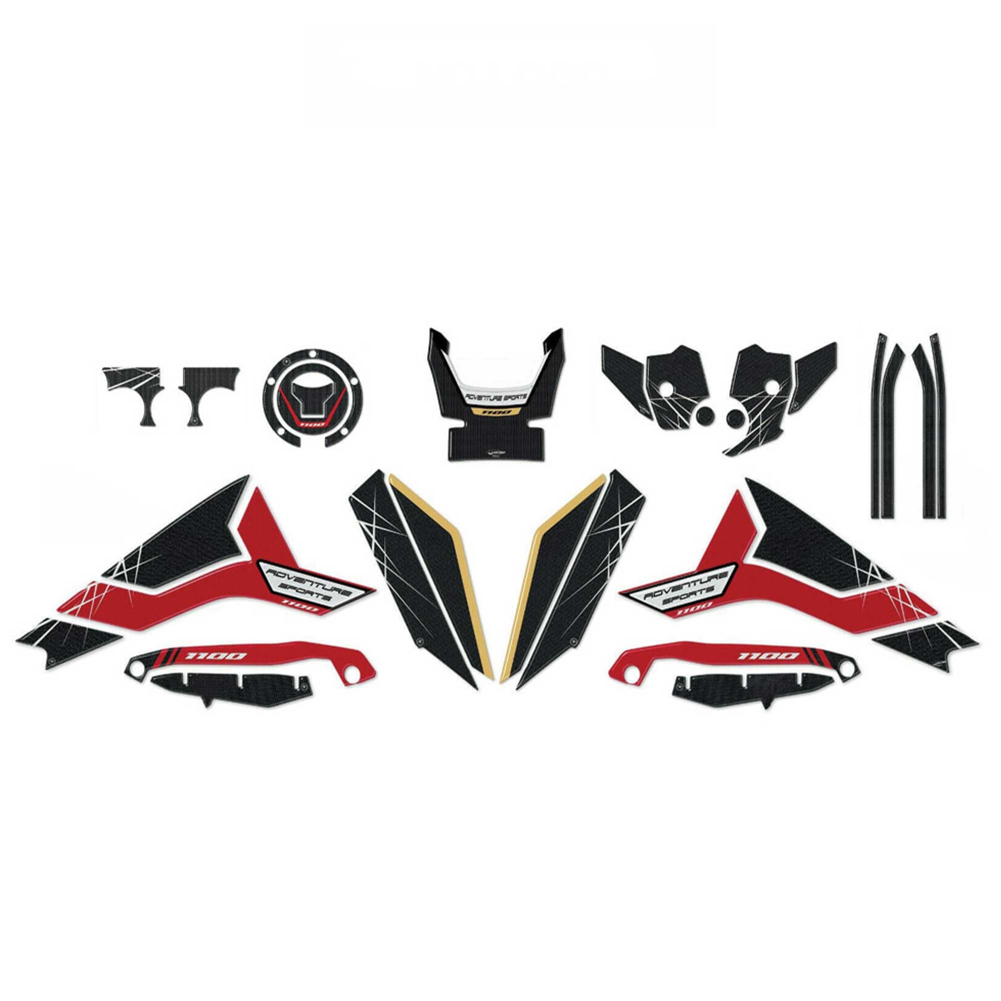Labelbike - 3D Motorcycle Stickers Kit for Honda Africa Twin Adventure 1100L | Durable Vinyl Decals | Custom Fit for Adventure Bikes | Perfect for Off-Road Riding & Bike Customization