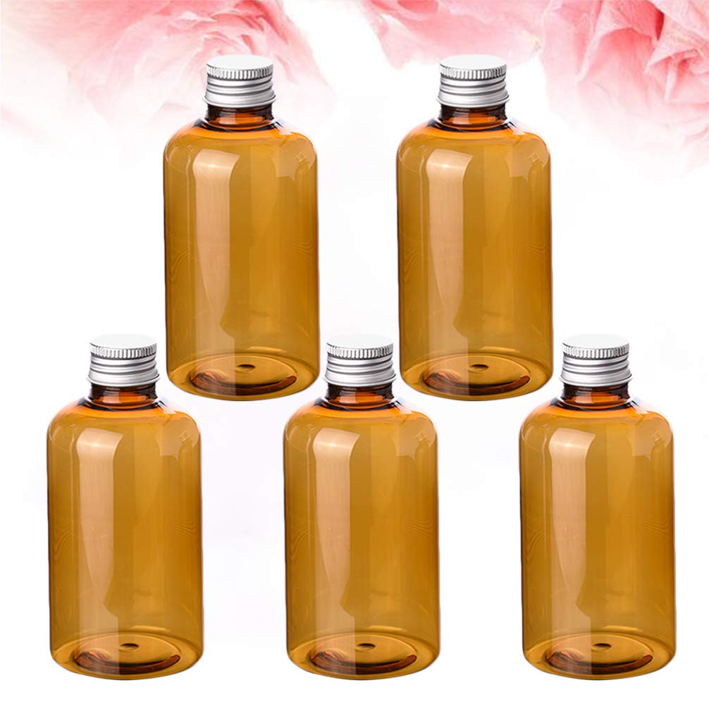 Exceart 10-Piece Clear Travel Toiletry Bottles Set - Leak-Proof Shampoo & Liquid Containers with Lids - Perfect for Shampoo, Conditioner, Lotion & Perfume - Ideal for Air Travel, Camping & Gym Use