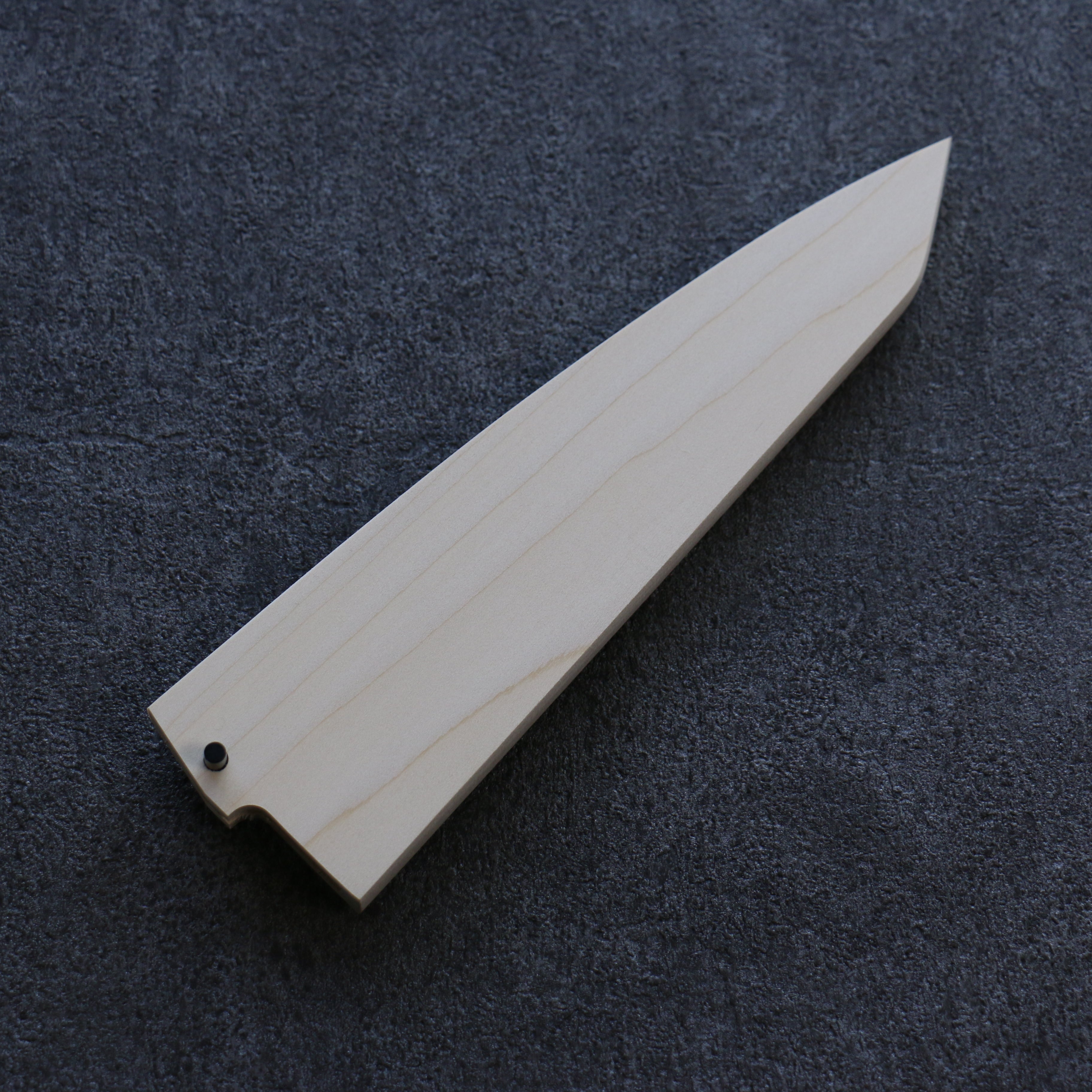 Premium Magnolia Sheath for 150mm Honesuki Boning Knife - Wooden Pin Protection - Perfect for Kitchen, Butchering & Meat Preparation