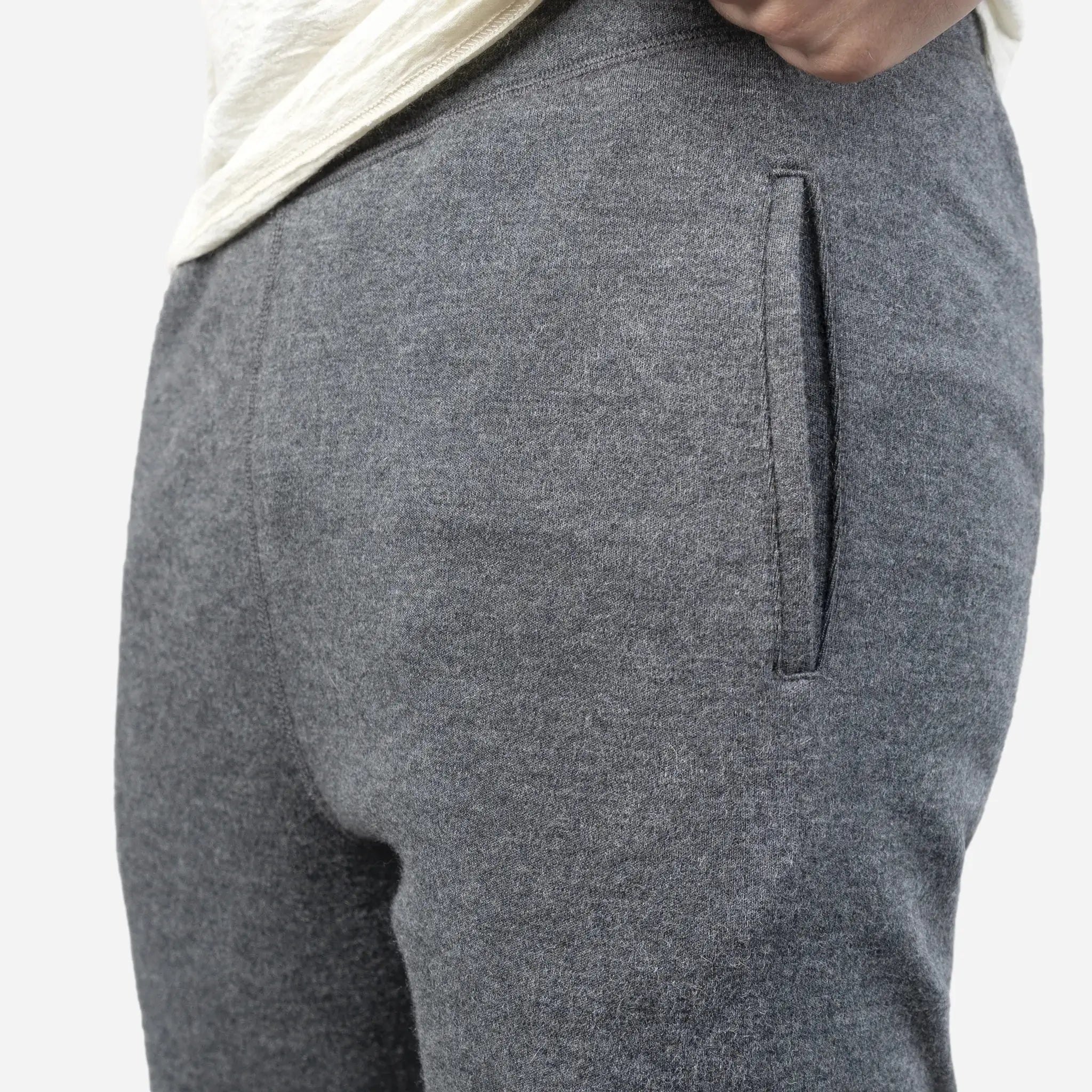 Men's Alpaca Wool Joggers - 300 GSM Lightweight Thermal Running Pants for Winter Outdoor Activities & Lounge Wear