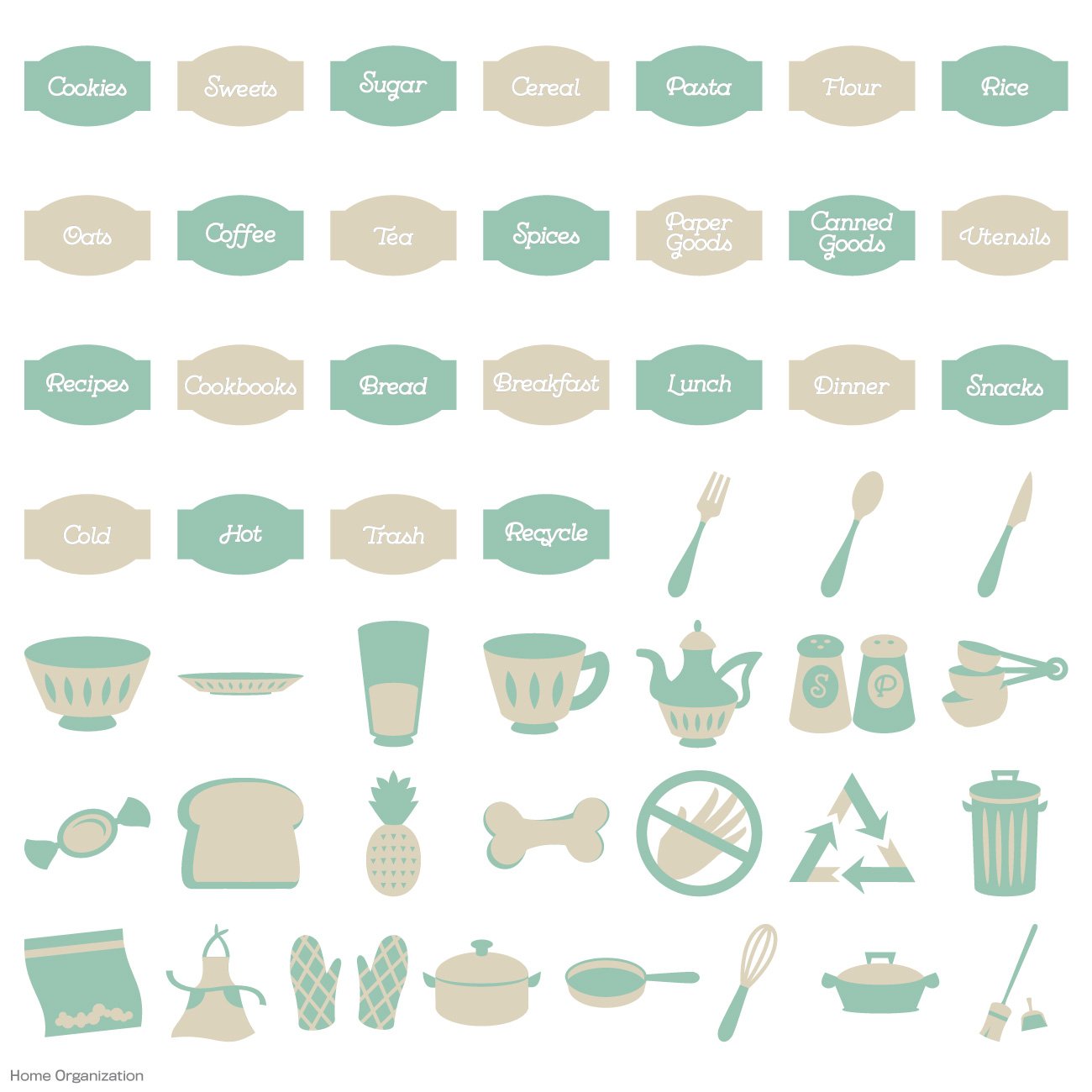 Cricut 2002653 Home Organization Cartridge - Crafting Essentials for DIY Projects, Scrapbooking, and Home Decor