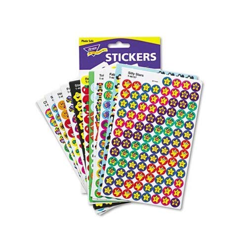 TREND® SuperSpots® & SuperShapes Sticker Variety Pack - 5100 Colorful Stickers per Pack (6 Packs) for Classroom, Scrapbooking, DIY Crafts & Kids Activities