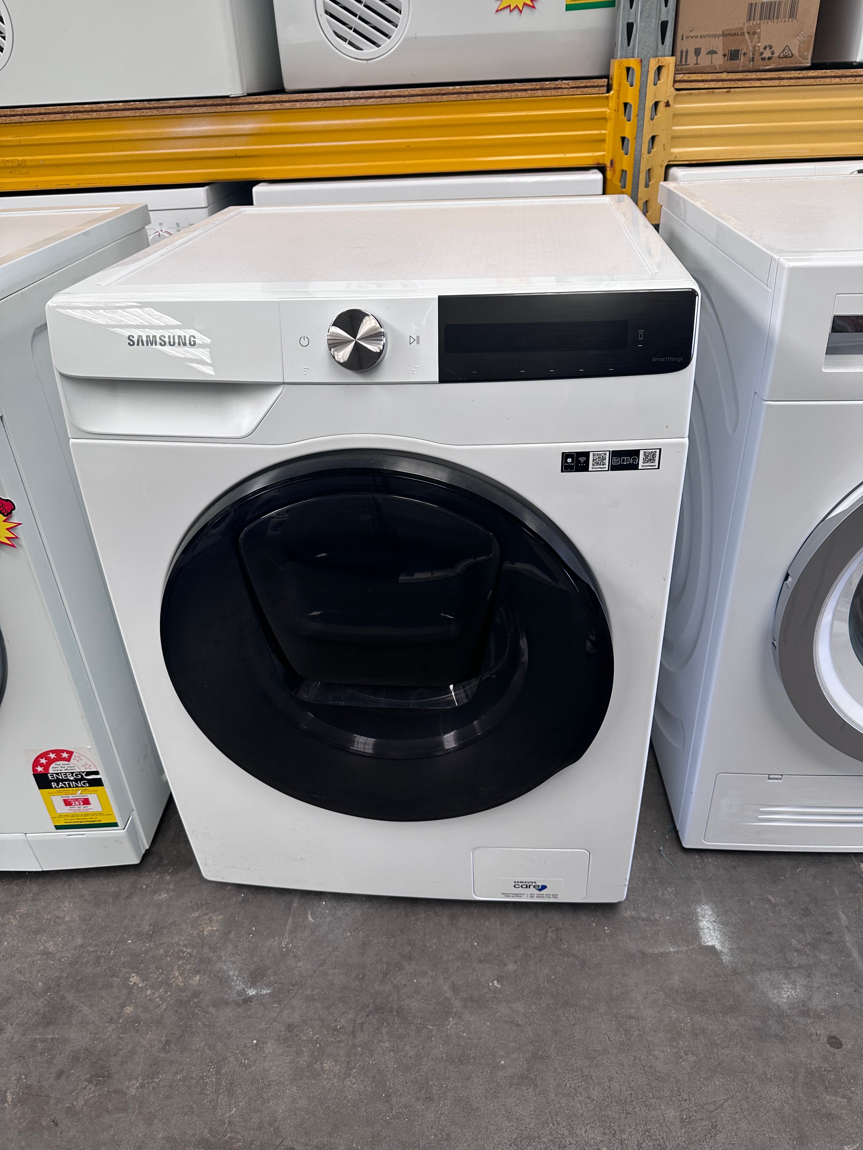 Samsung 9.5kg Front Load Washing Machine [Certified Refurbished] - Perfect for Apartments, Small Homes & Laundry Rooms