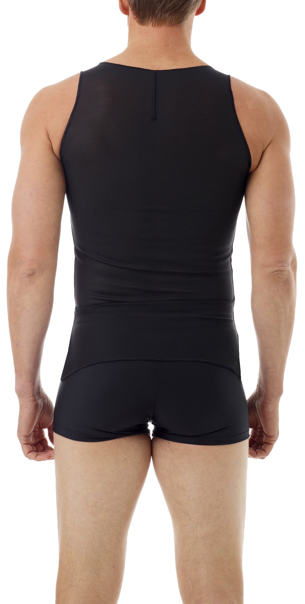 Underworks Men's Extreme Gynecomastia Chest Binder Vest 3-Pack - Compression Shirt for Male Chest Reduction & Gynecomastia Support - Ideal for Workout, Swimming & Everyday Comfort