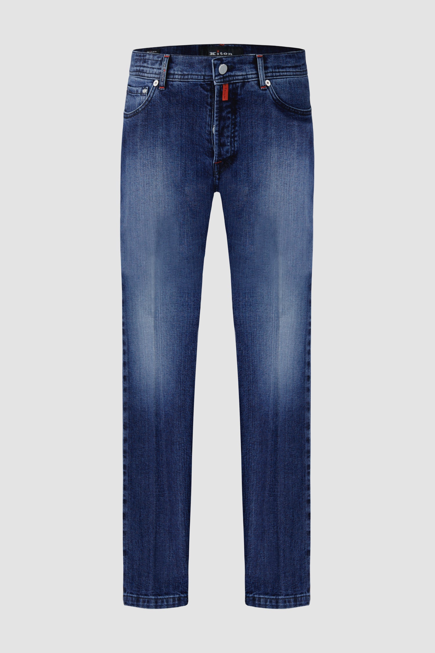 Premium Kiton Blue Jeans for Men - High-Quality Denim Pants with Comfort Fit - Perfect for Casual Wear, Work & Outdoor Activities
