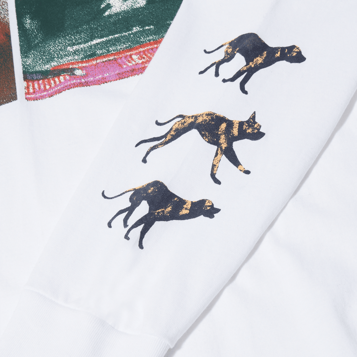HUF Red Means Go Long Sleeve T-Shirt - White | Streetwear Fashion for Men & Women | Perfect for Casual Wear, Skateboarding & Urban Style